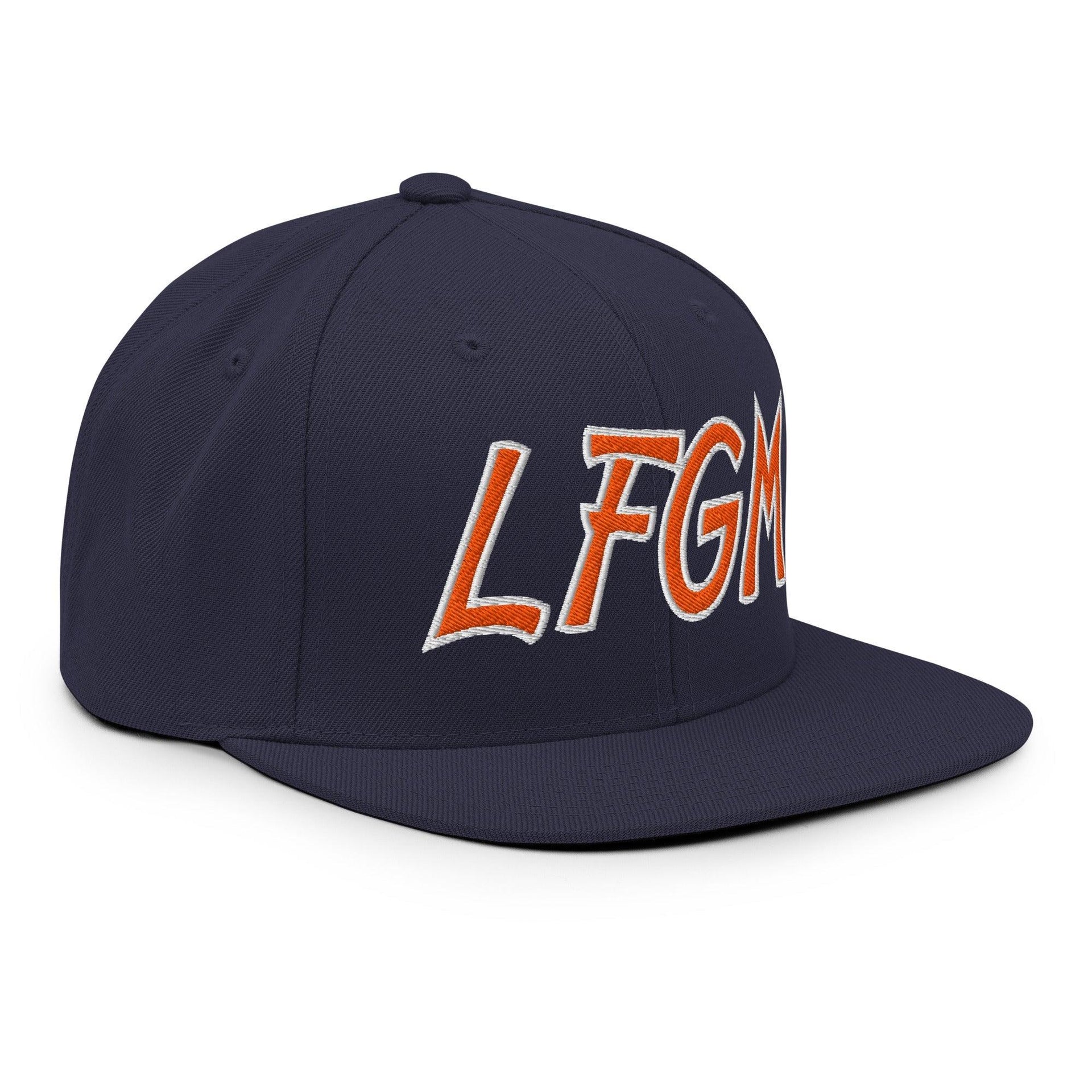LFGM New York Baseball Flat Bill Brim Snapback Hat Baseball Capital Crowns Snapback Hats