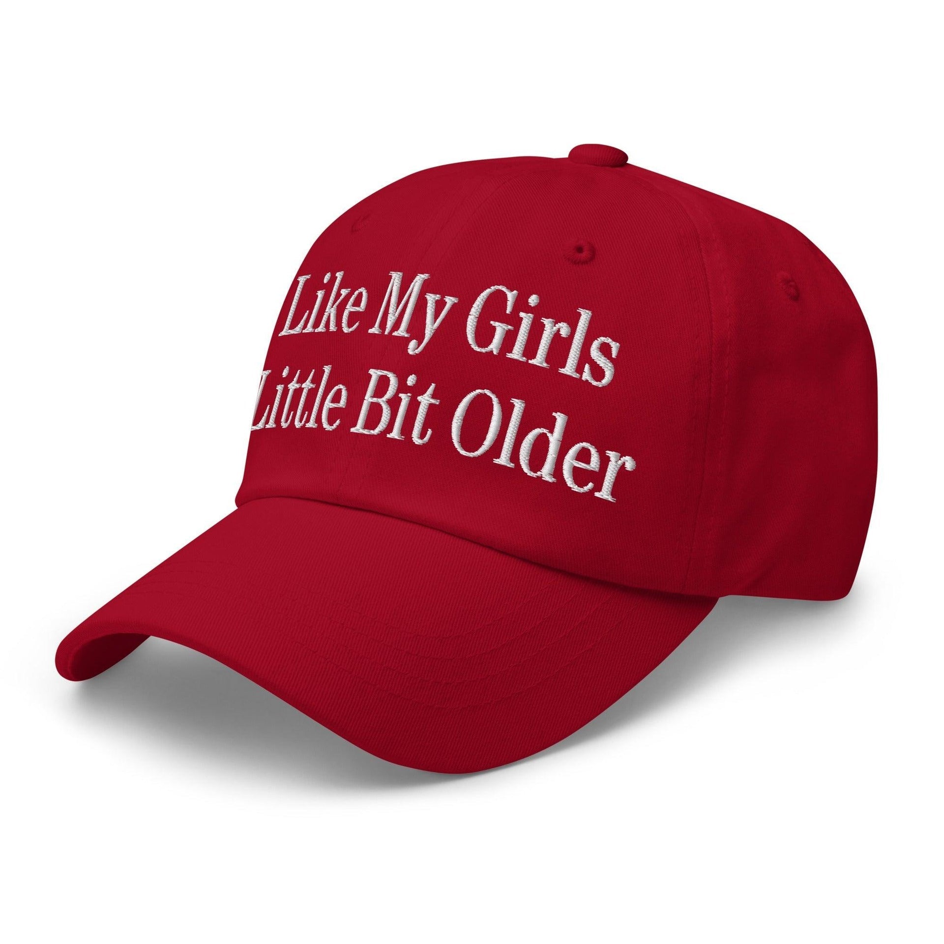 I Like My Girls a Little Bit Older Embroidered Dad Hat Capital Crowns Dad Hats Funny