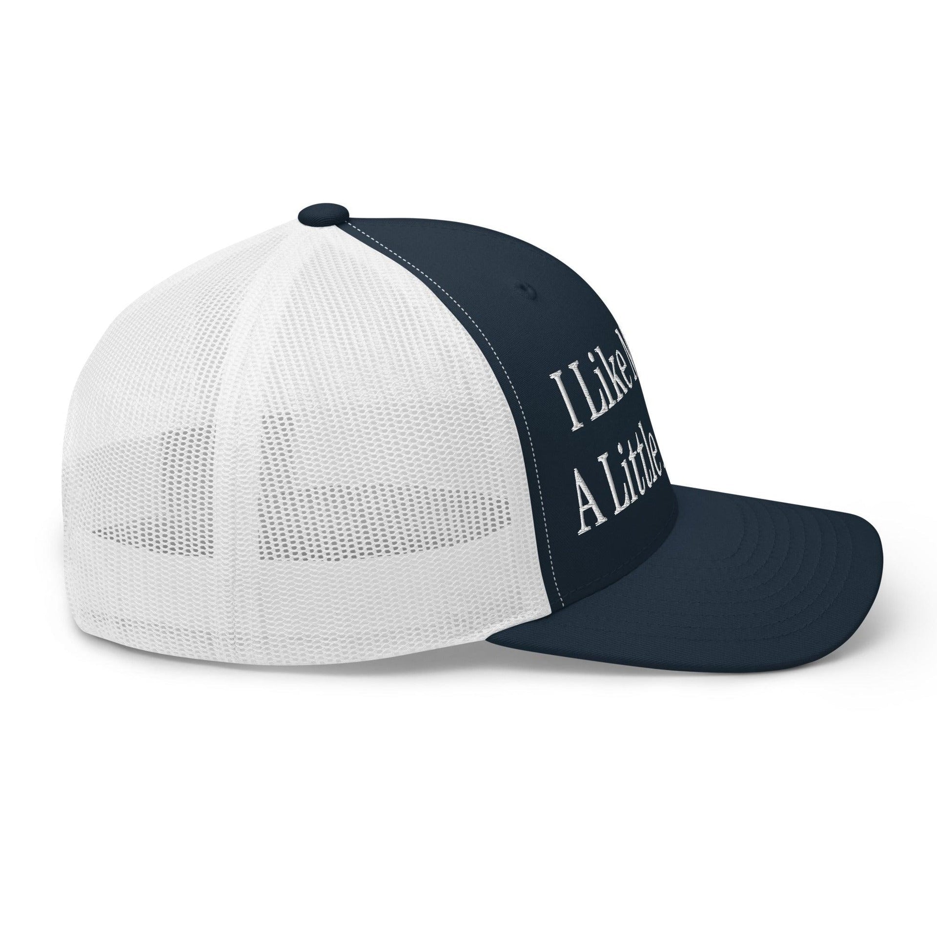 I Like My Girls a Little Bit Older Embroidered Mesh Trucker Hat Capital Crowns Funny Trucker Hats