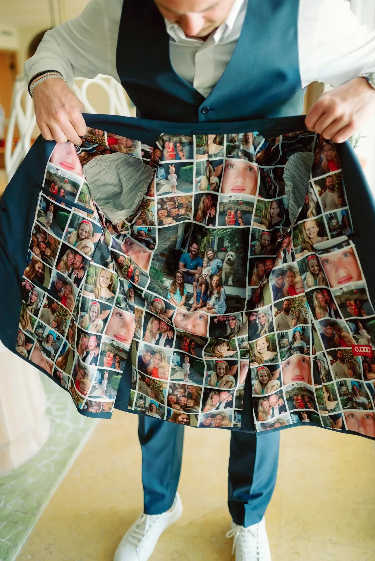 The Signature Liner | Custom Wedding Photo Suit Liner custom suit fabric sublimation suit