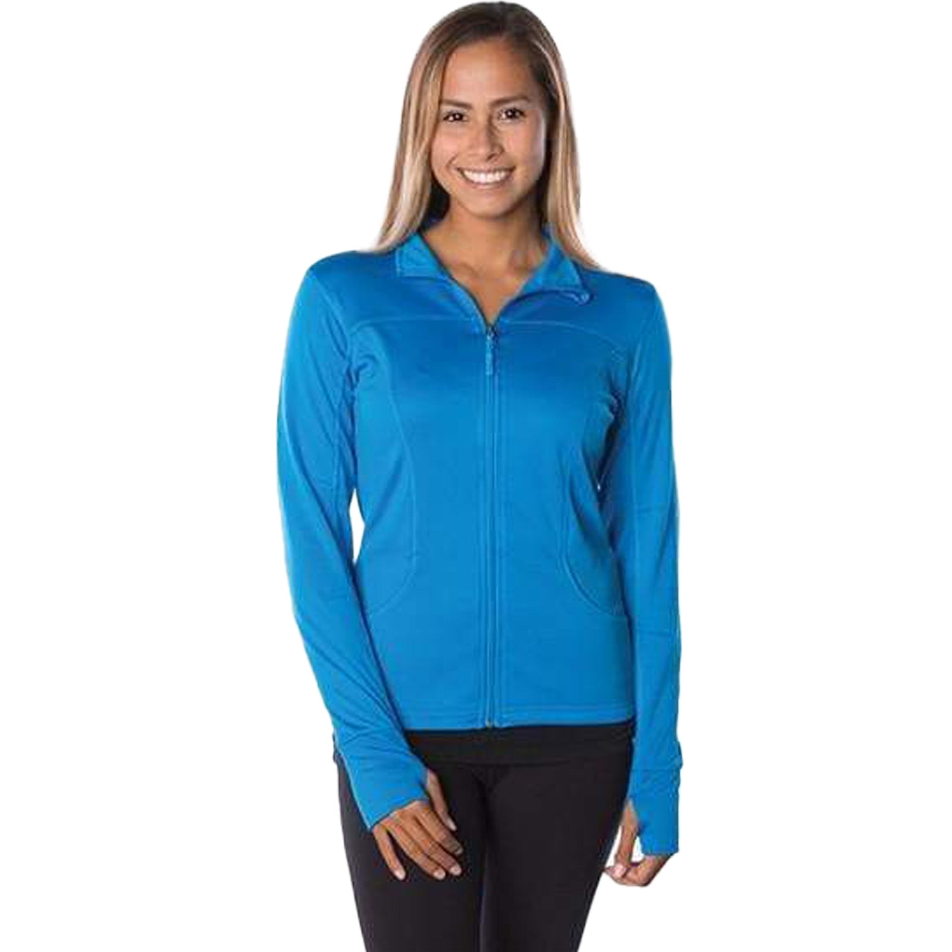 EXP60PAZ - Womens Polyester Athlectic Zip CREWS EXP EXP60 EXP60PAZ EXPEDITION INDEPENDENT Lightweight moisture wicking PERFORMANCE POLYESTER tearaway WATER RESISTANT WOMEN zip