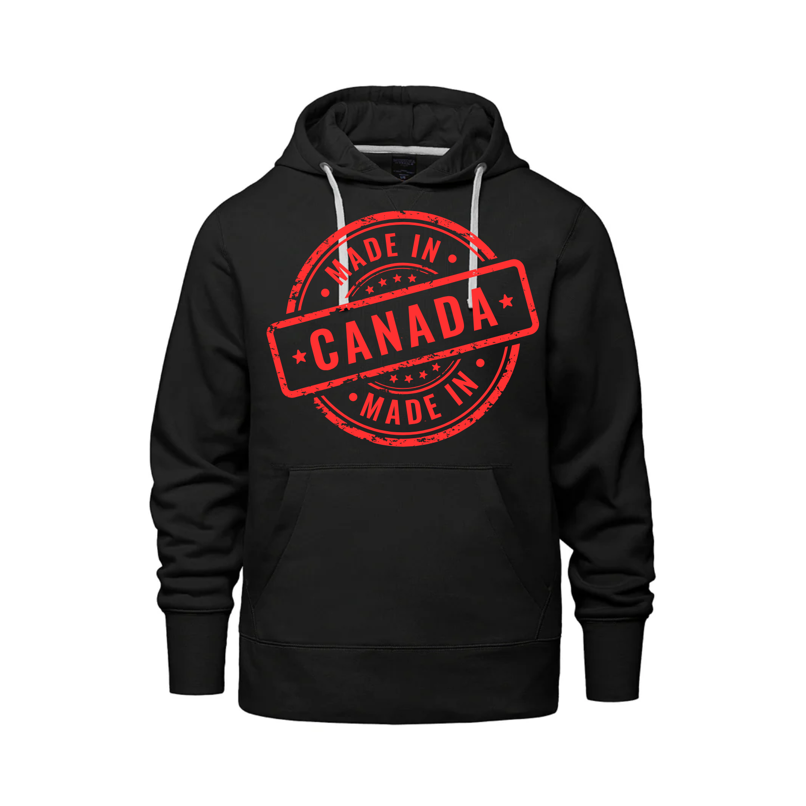 Made in Canada Hoodie – Heavyweight 330 GSM Black Canada Canada Is Already Great Canada is Home Elbows Up made in canada Make Canada Great Again
