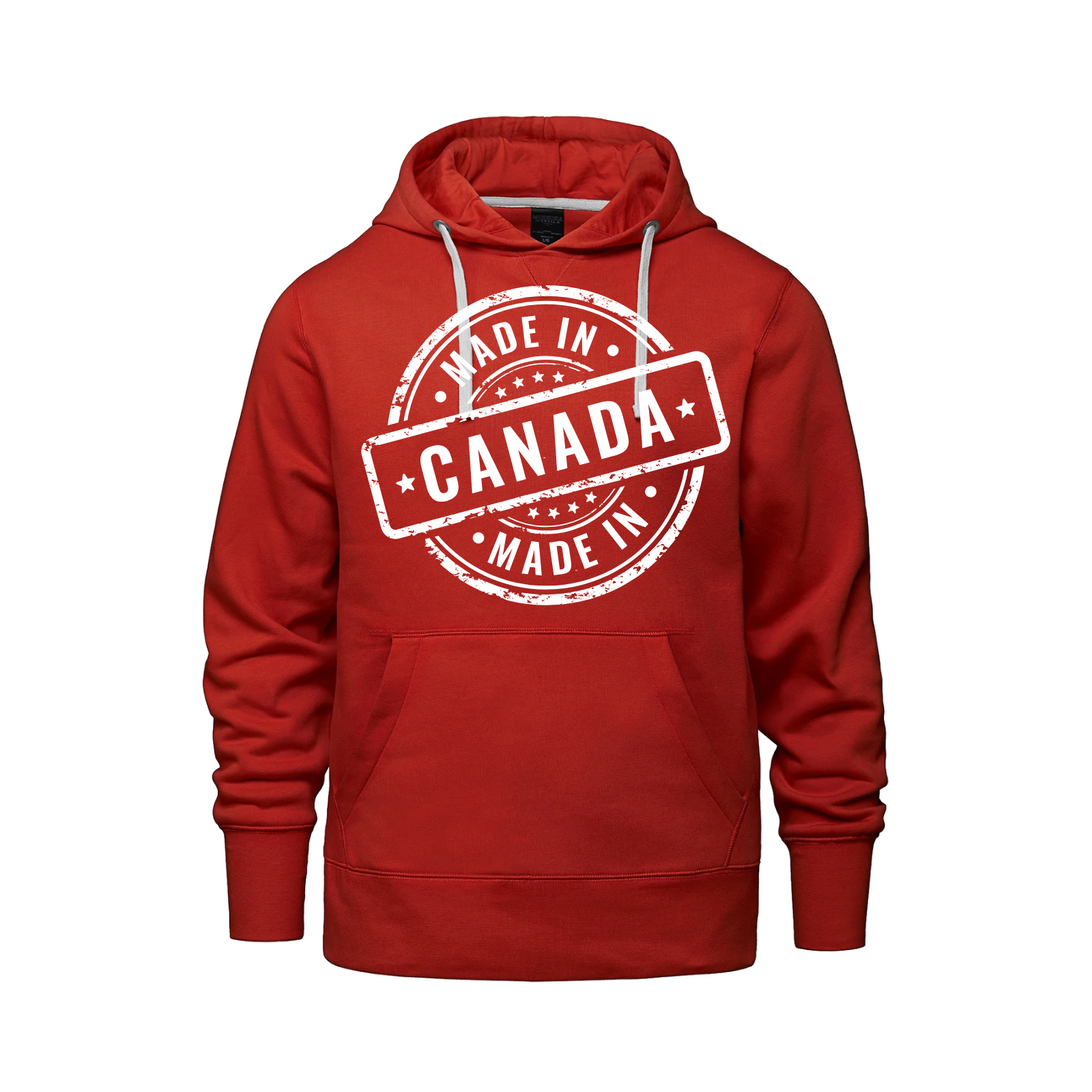 Made in Canada Hoodie – Heavyweight 330 GSM Red Canada Canada Is Already Great Canada is Home Elbows Up made in canada Make Canada Great Again