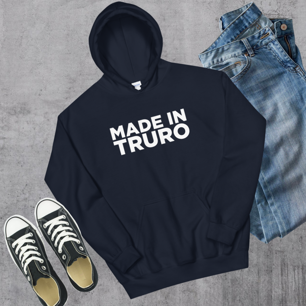 Made in Truro Hoodie Navy Canadian City Apparel