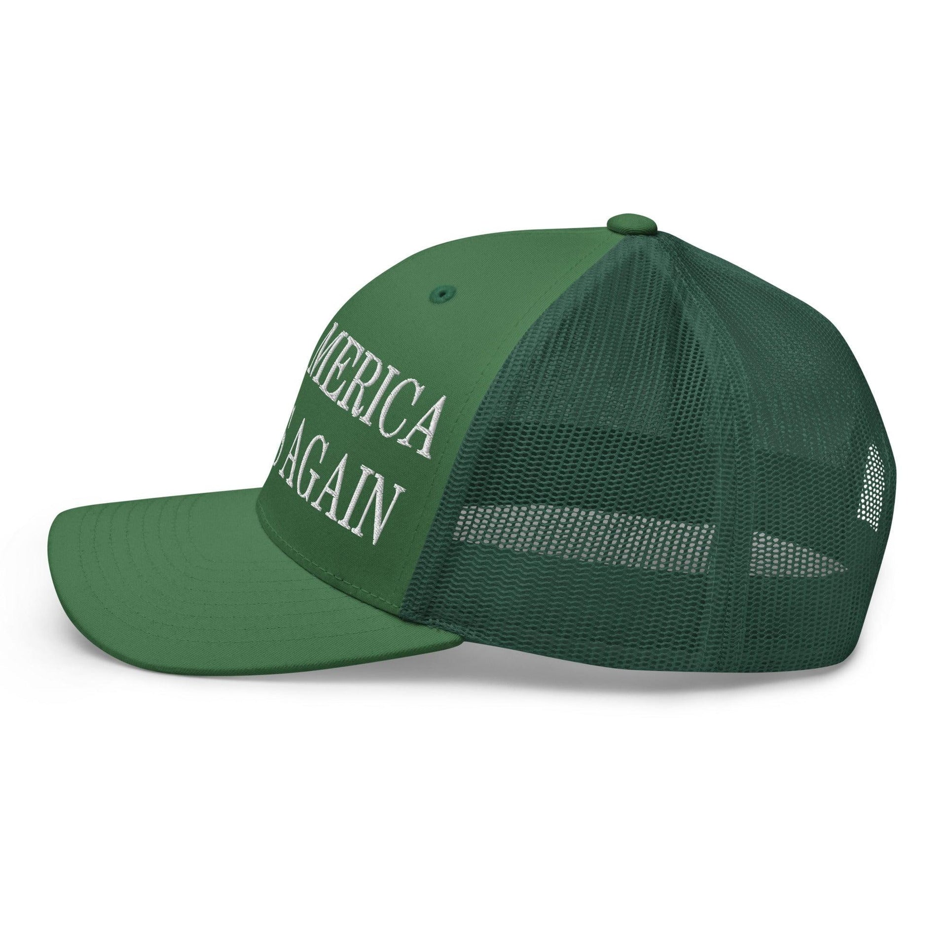 Make America Badass Again Embroidered Mesh Trucker Hat Capital Crowns LADs Make Again Trucker Hats