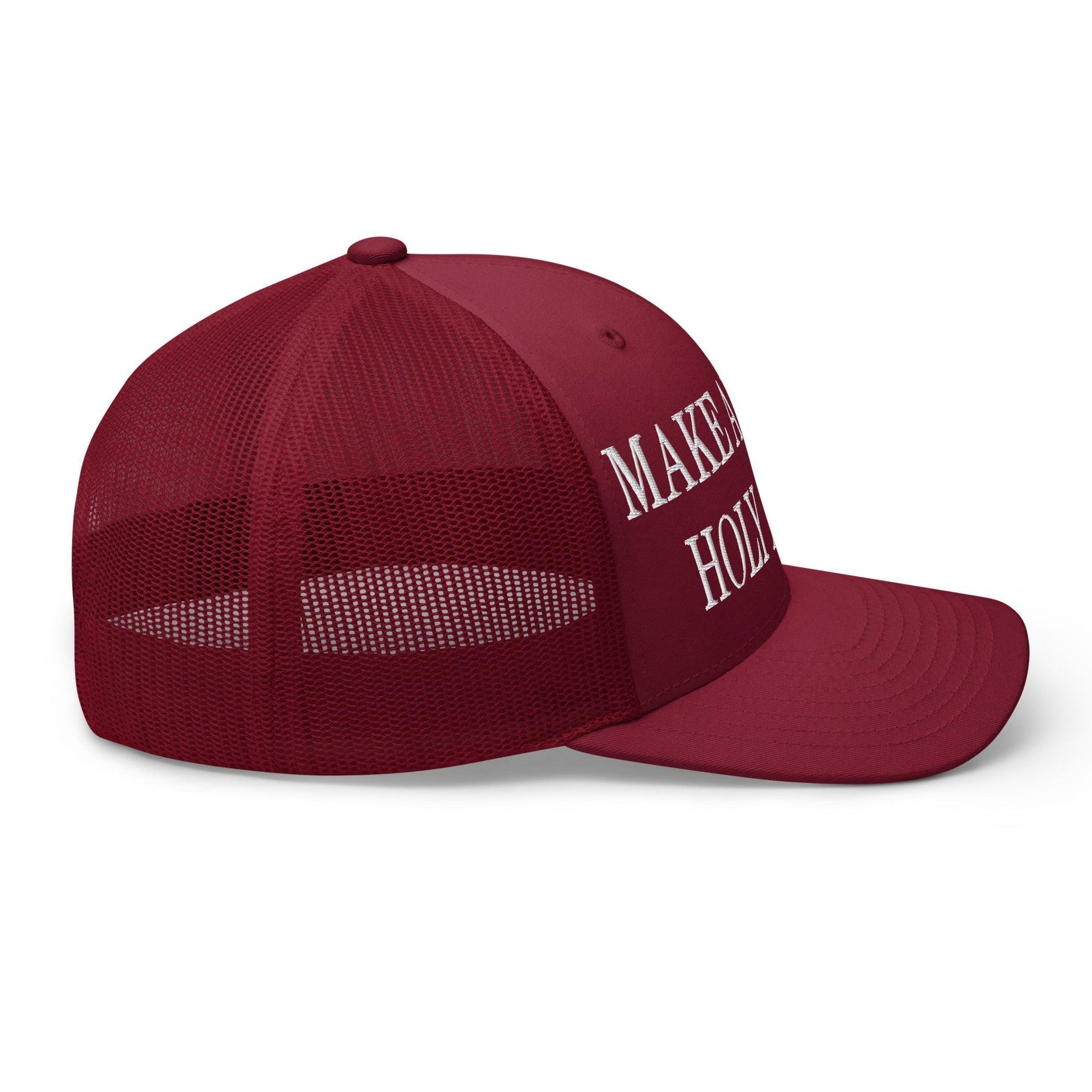 Make America Holy Again Embroidered Mesh Trucker Hat Capital Crowns LADs Make Again Trucker Hats