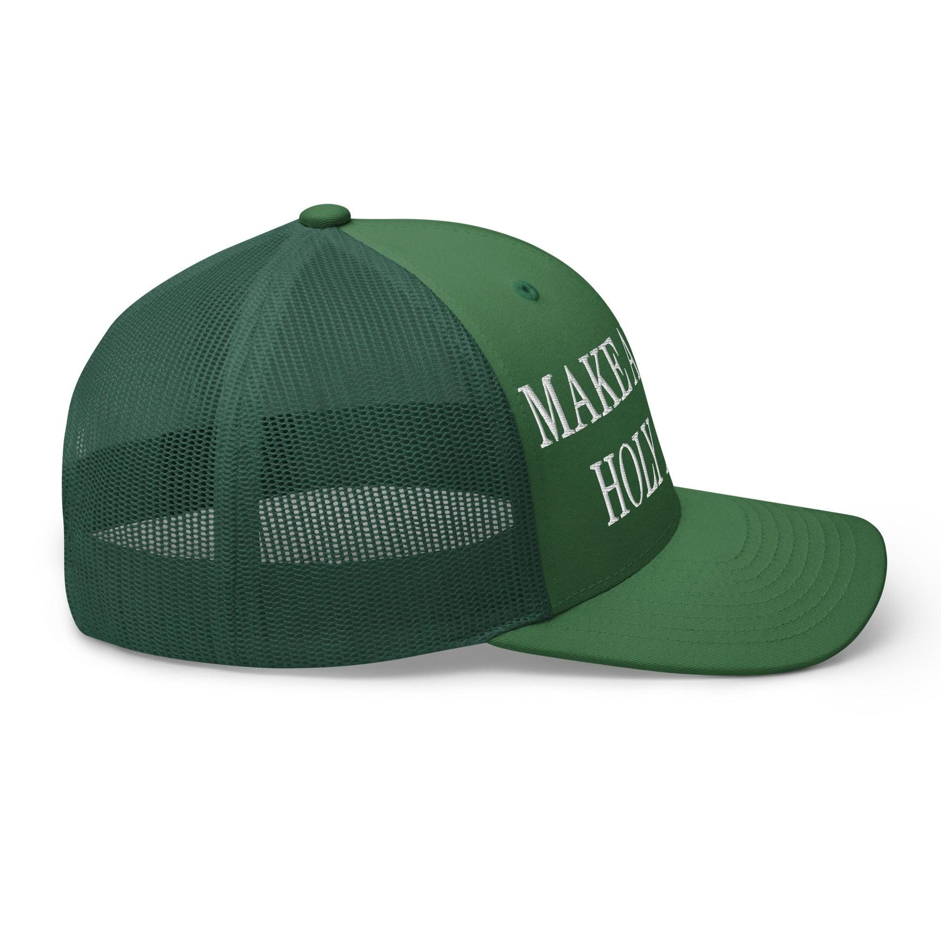 Make America Holy Again Embroidered Mesh Trucker Hat Capital Crowns LADs Make Again Trucker Hats