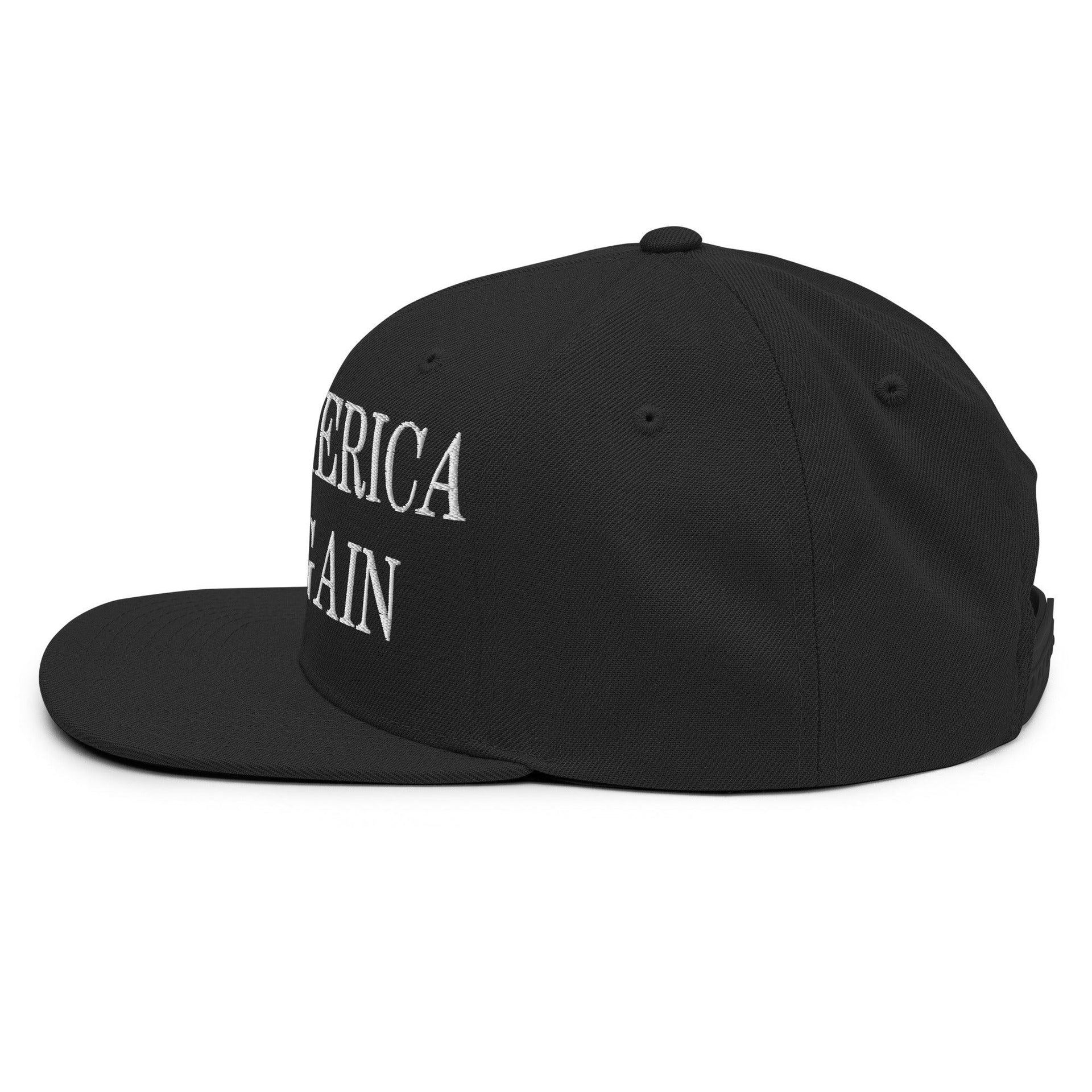 Make America Nice Again Embroidered Flat Bill Brim Snapback Hat Capital Crowns LADs Make Again Snapback Hats