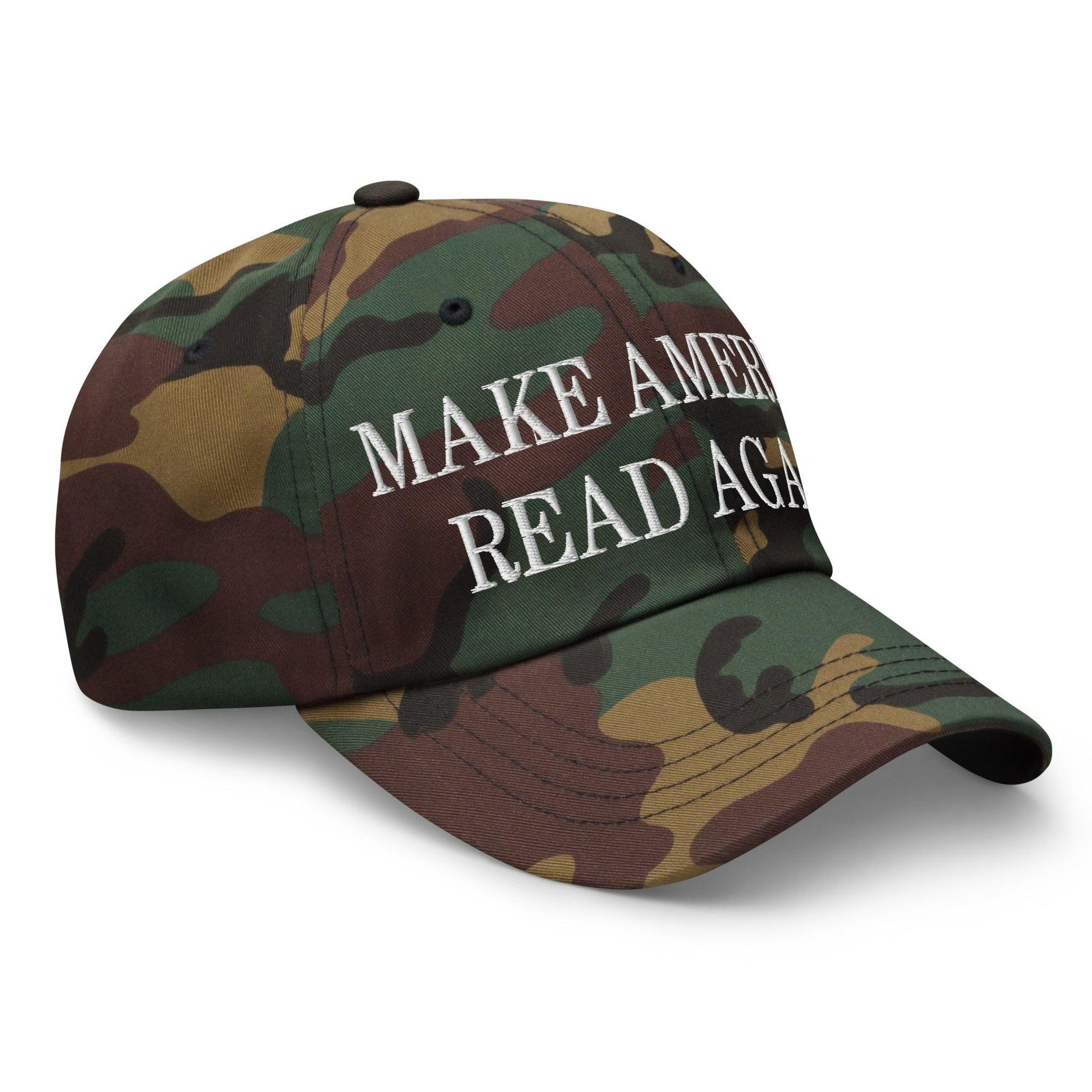 Make America Read Again Embroidered Dad Hat Capital Crowns Dad Hats LADs Make Again
