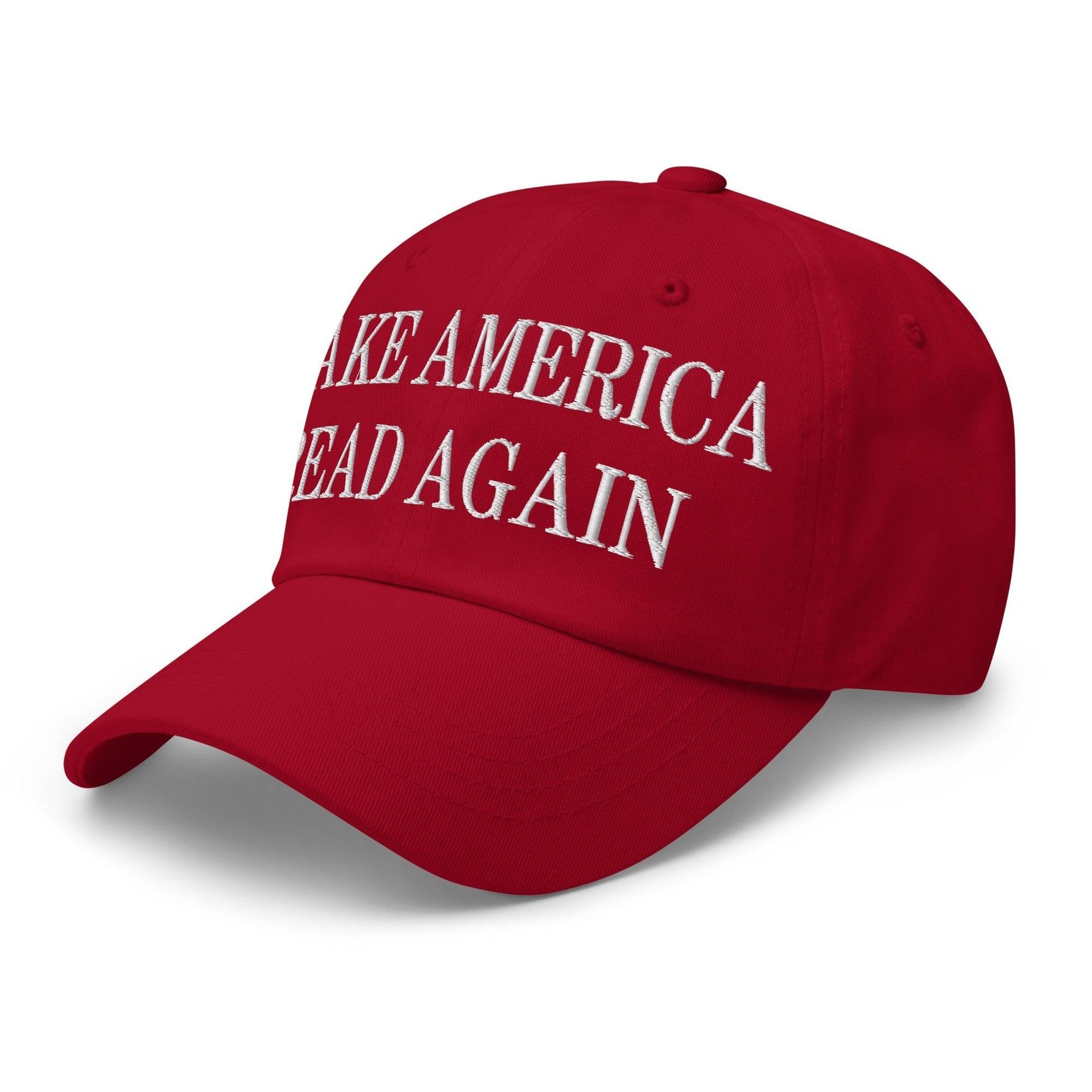 Make America Read Again Embroidered Dad Hat Capital Crowns Dad Hats LADs Make Again