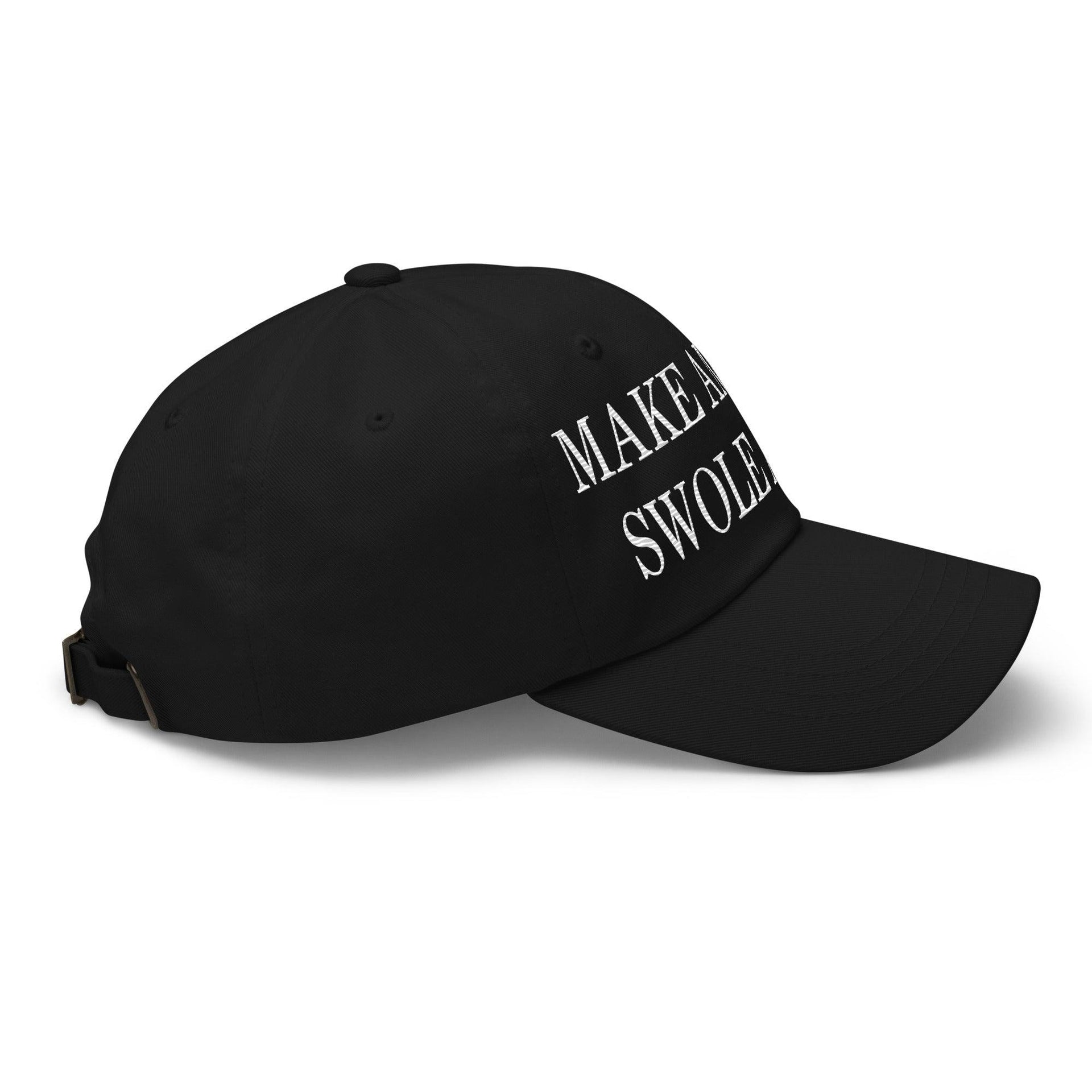 Make America Swole Again Embroidered Dad Hat Capital Crowns Dad Hats LADs Make Again