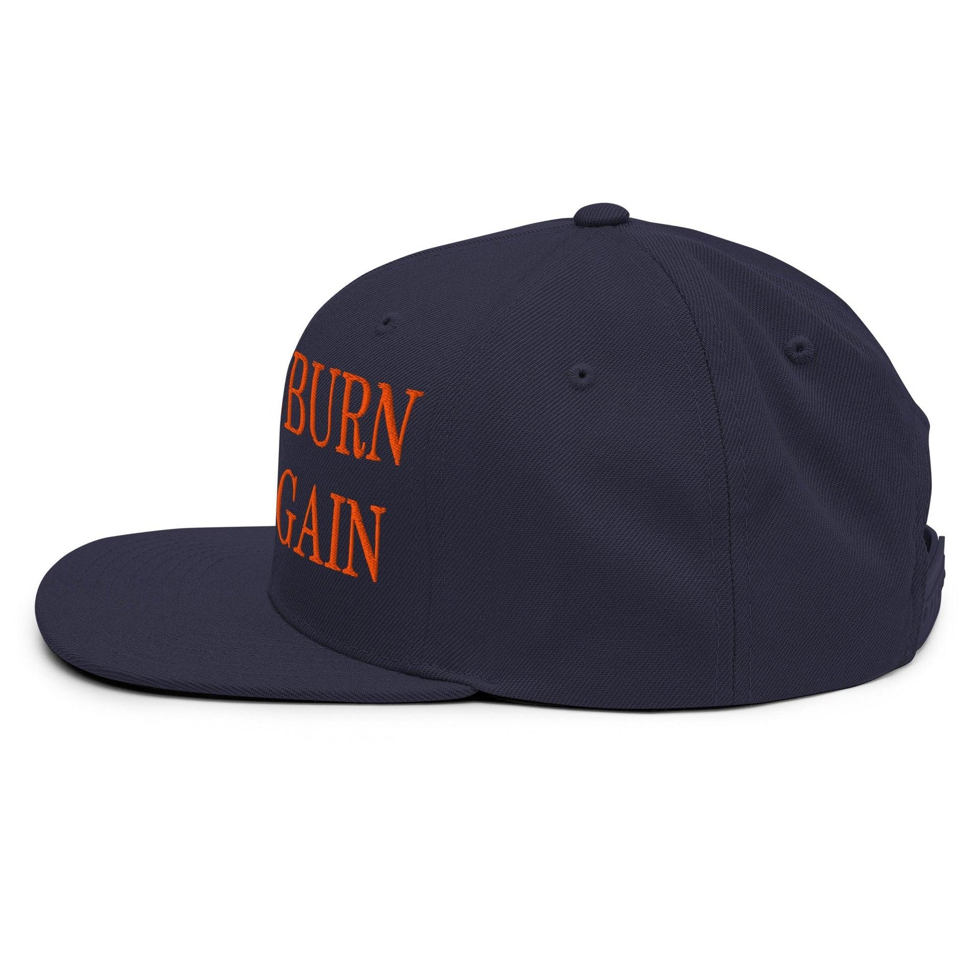 Make Auburn Great Again Embroidered Flat Bill Brim Snapback Hat Capital Crowns LADs Make Again Snapback Hats