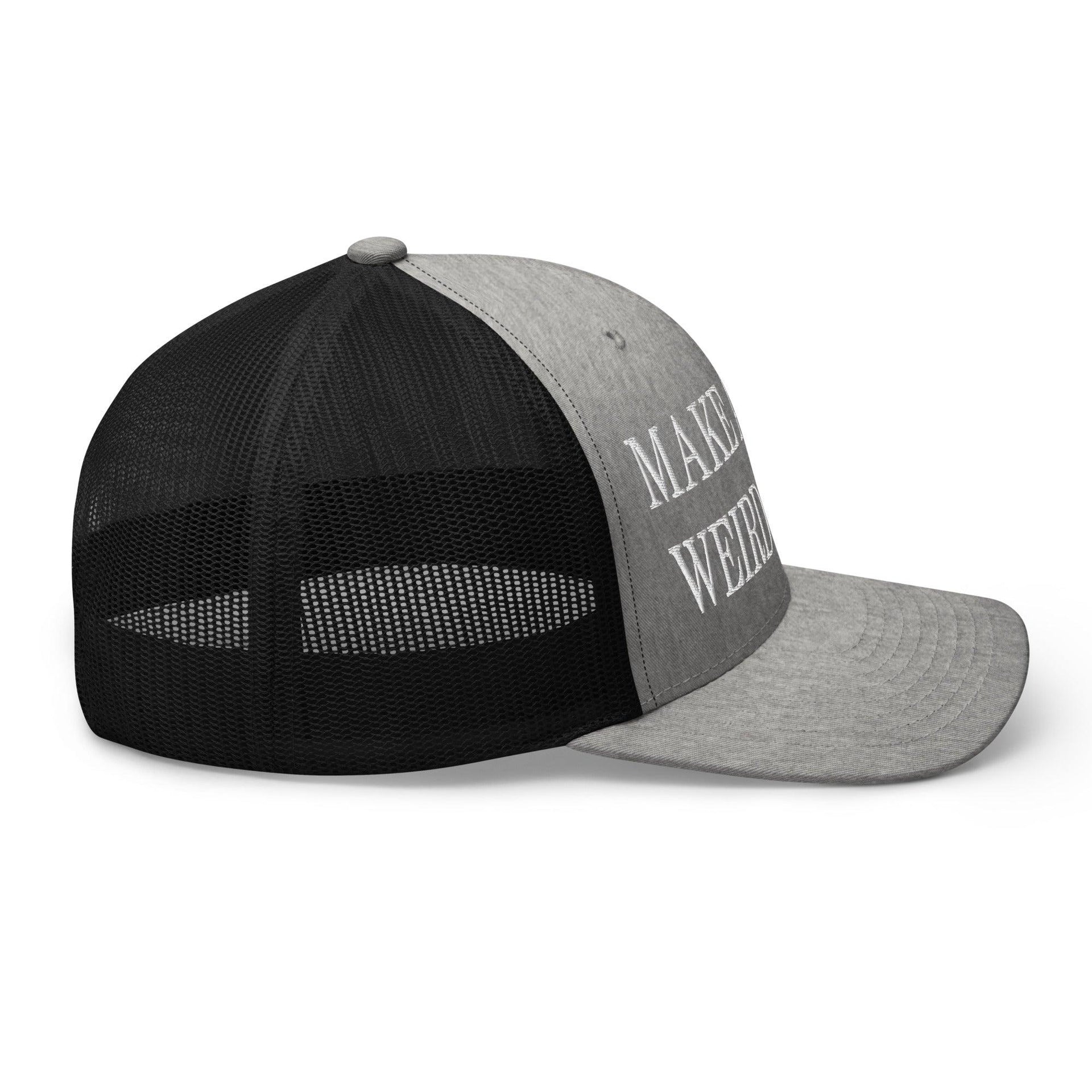 Make Austin Weird Again Embroidered Mesh Trucker Hat Capital Crowns Make Again Trucker Hats