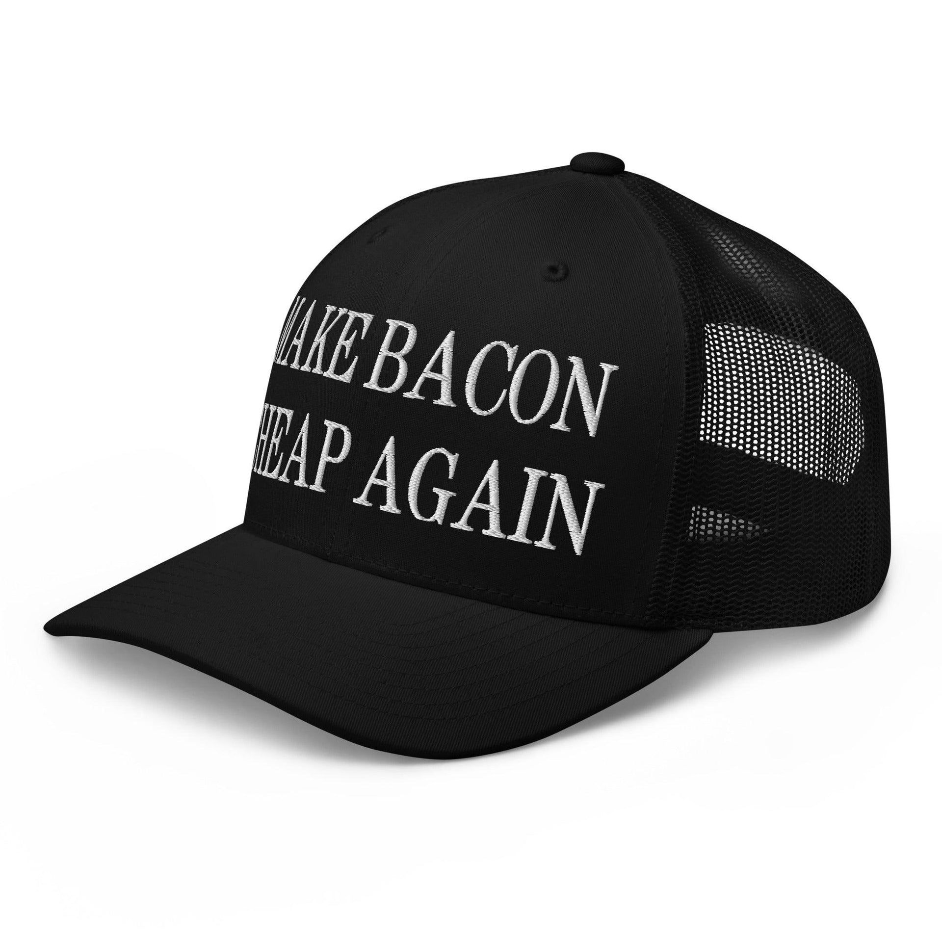 Make Bacon It Again Embroidered Mesh Trucker Hat Capital Crowns Make Again Trucker Hats
