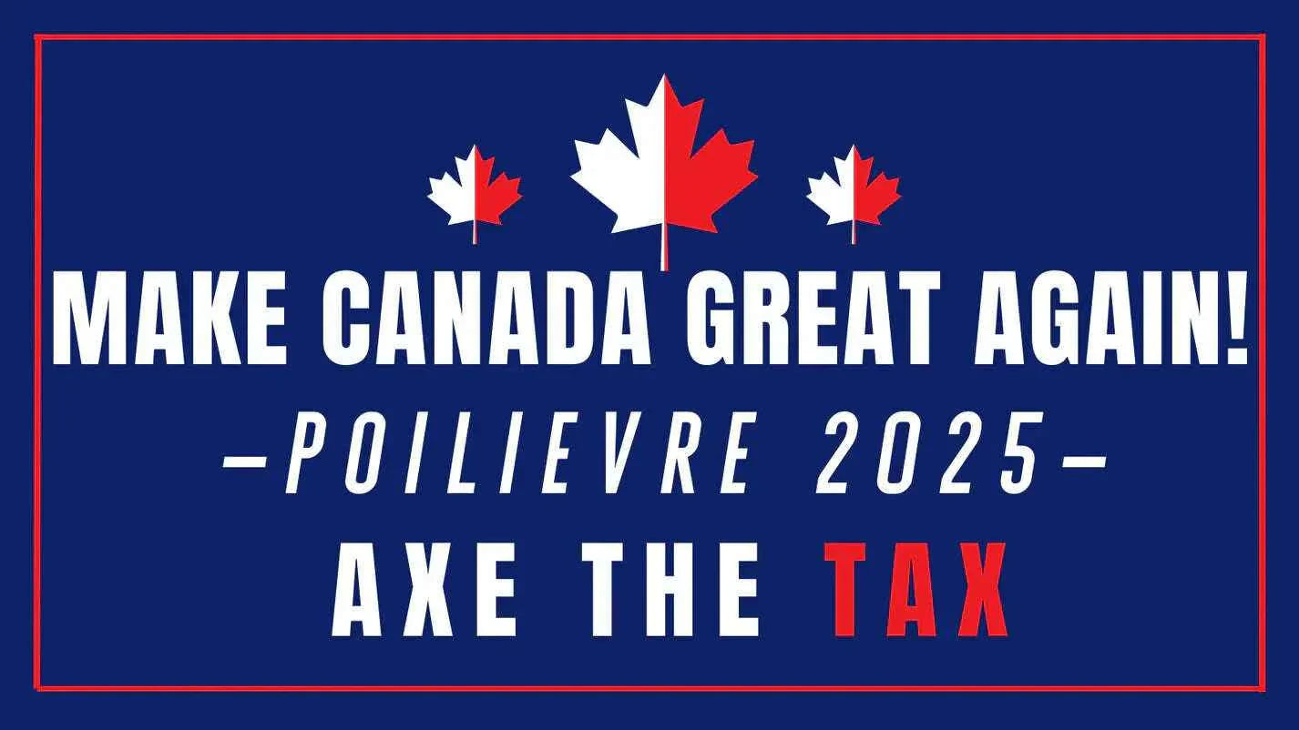 Make Canada Great Again 3ft by 5ft Axe The Tax Flag Single Units 24pcs 6pcs 72pcs Canada LADs made in canada
