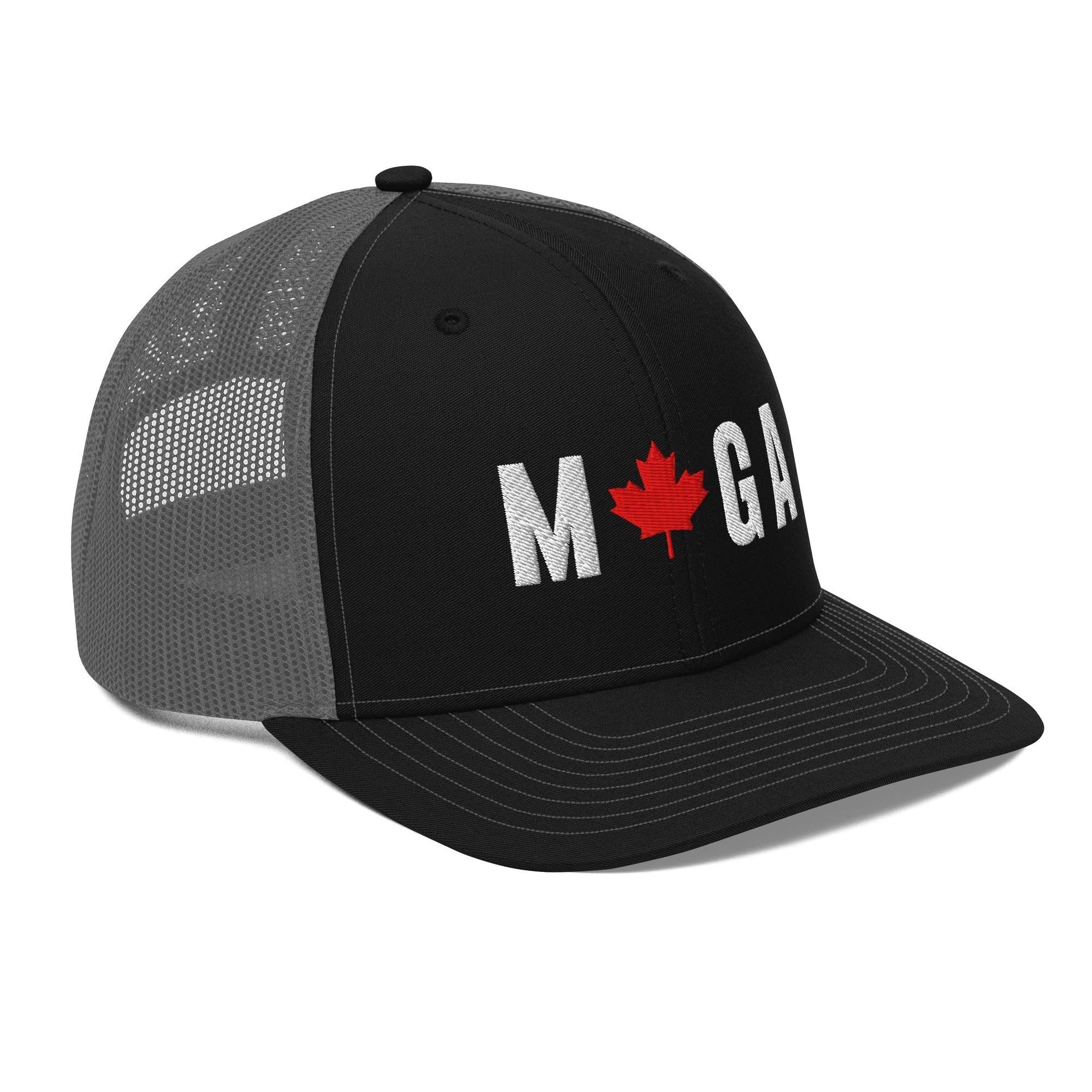 Make Canada Great Again Trucker Cap Canada Detail Embroidery made in canada Maga Make Canada Great Again MCGA