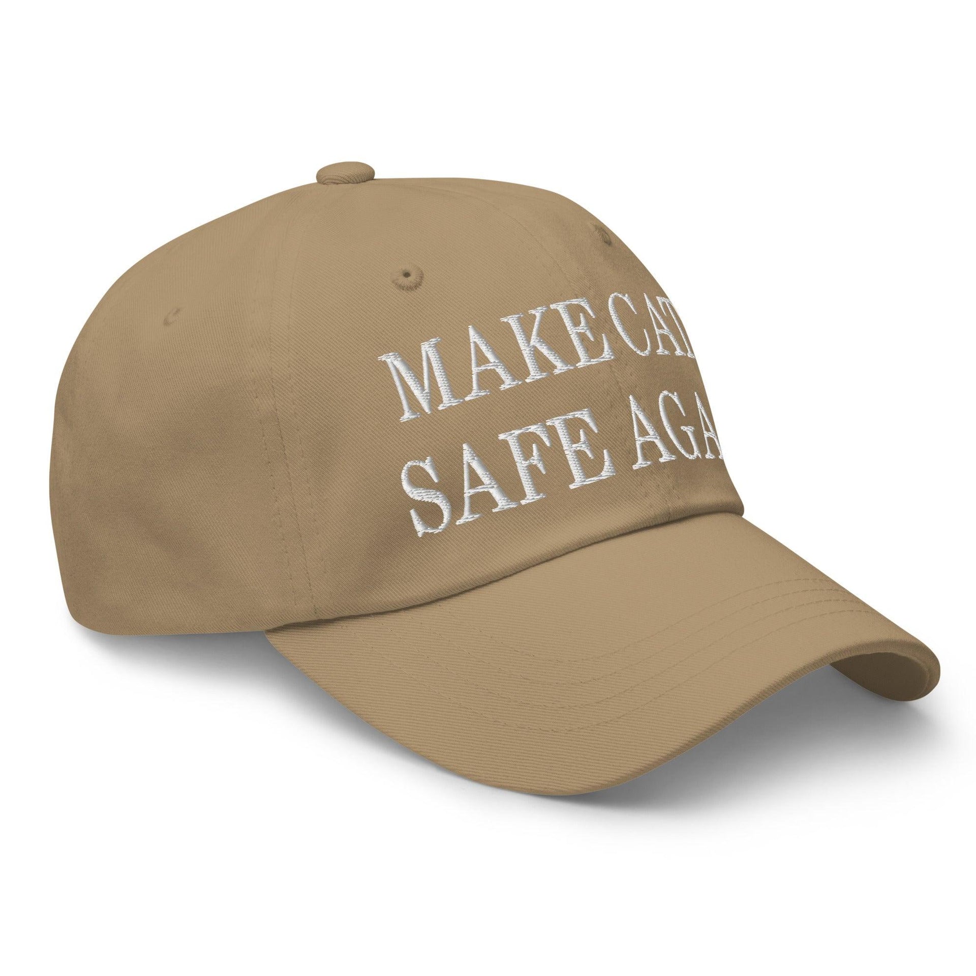 Make Cats Safe Again Embroidered Dad Hat Capital Crowns Dad Hats Make Again