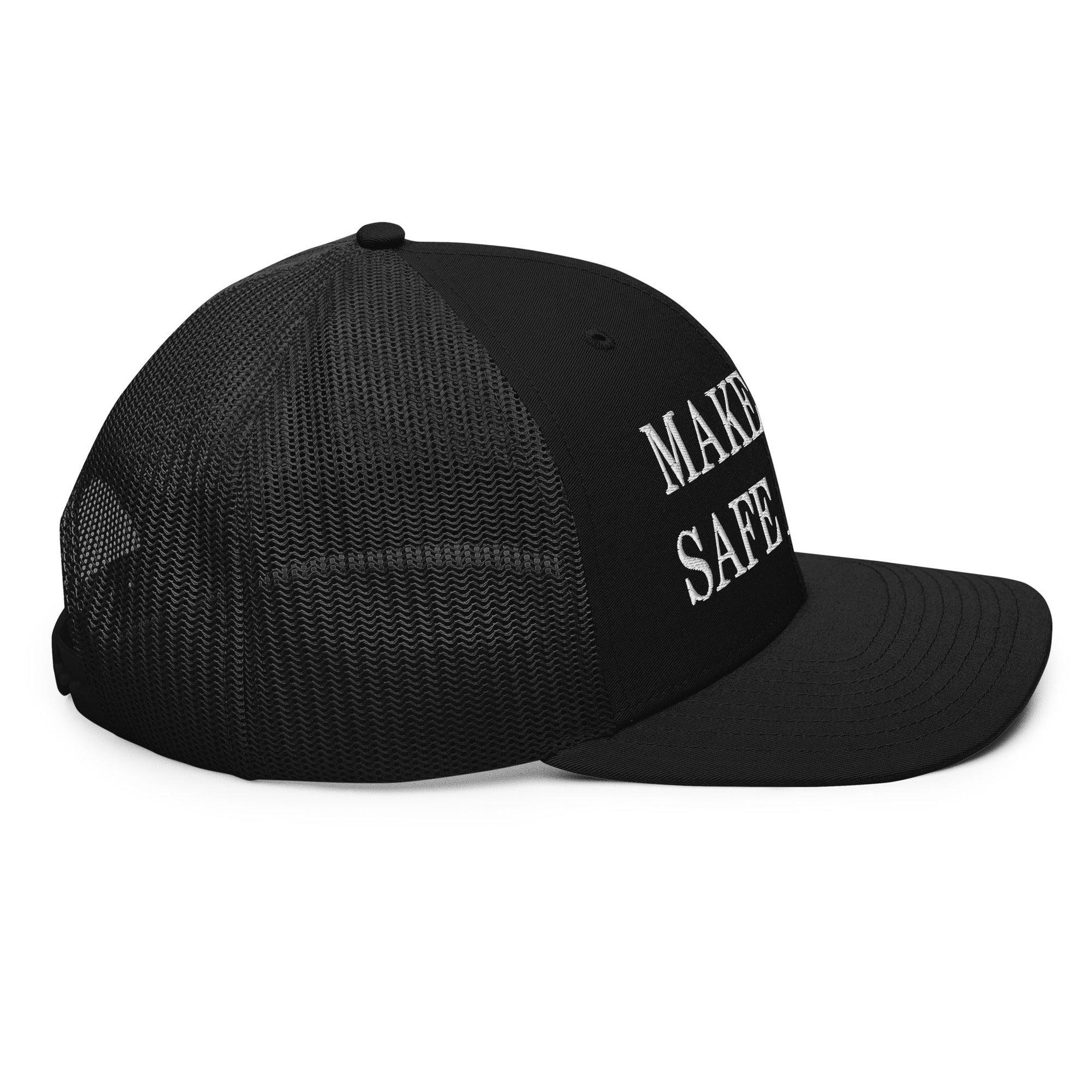 Make Dogs Safe Again Embroidered Classic Mesh Trucker Hat Capital Crowns Make Again Trucker Hats