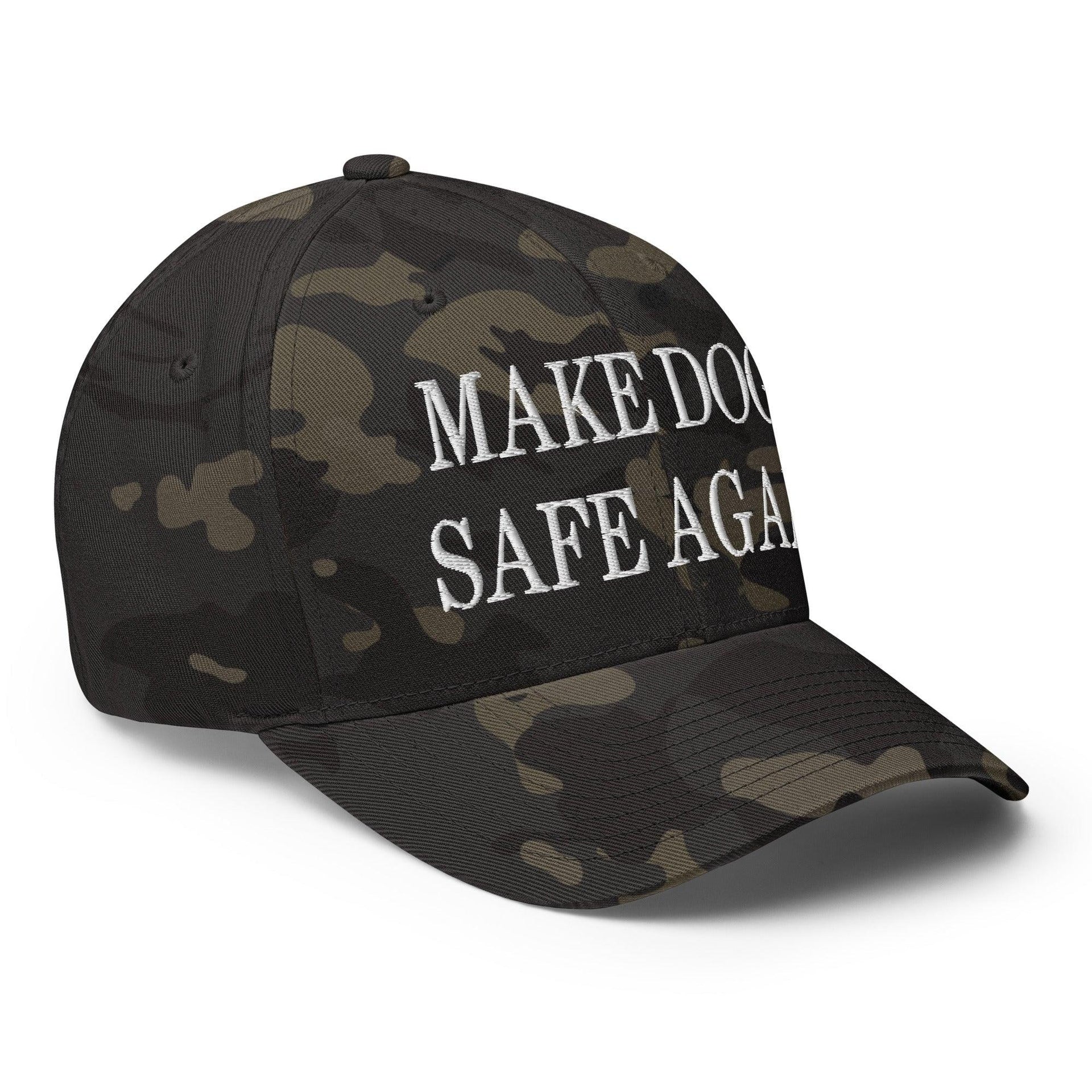 Make Dogs Safe Again Embroidered Stretch Fit Baseball Hat Capital Crowns Make Again Stretch Fit