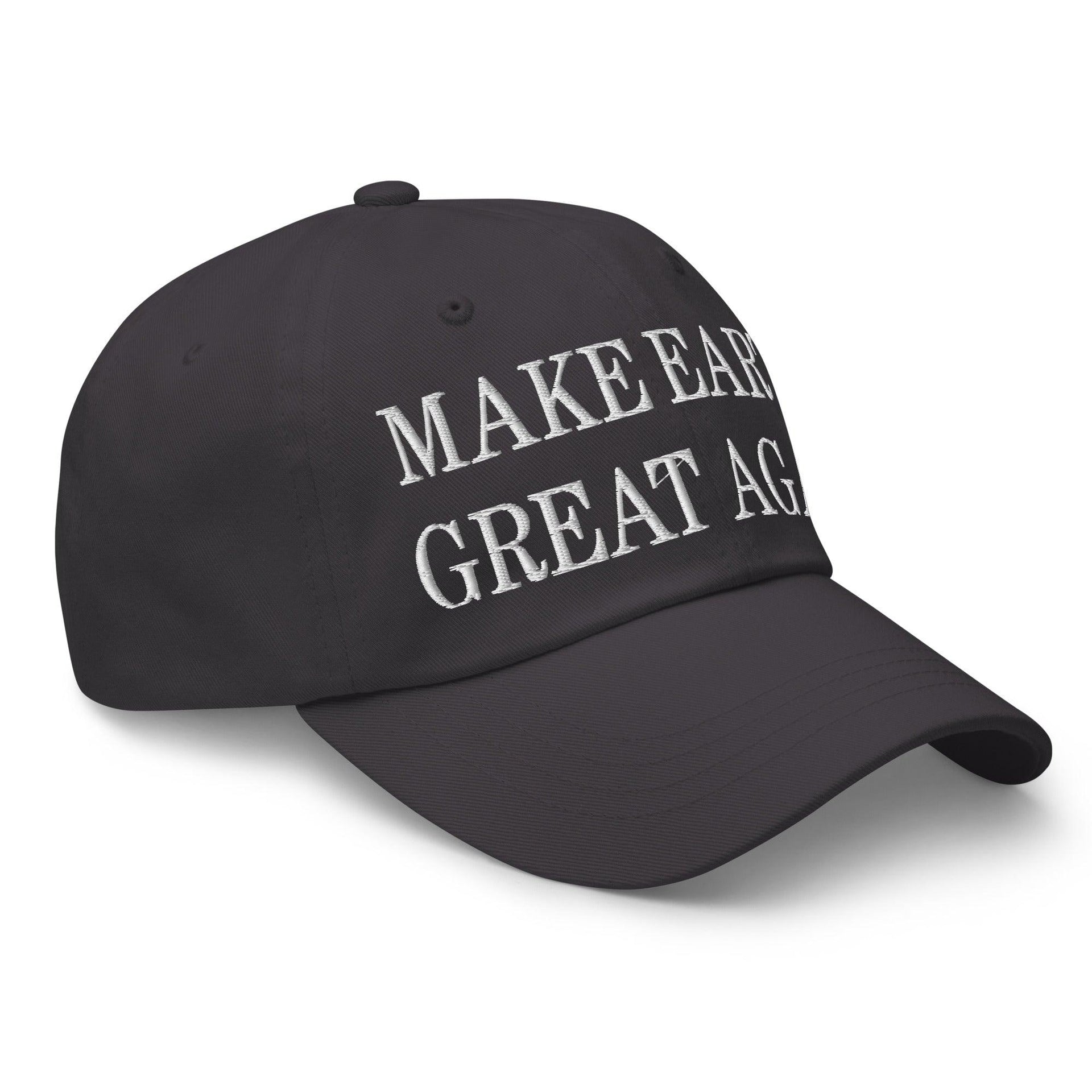 Make Earth Great Again Embroidered Dad Hat Capital Crowns Dad Hats LADs Make Again