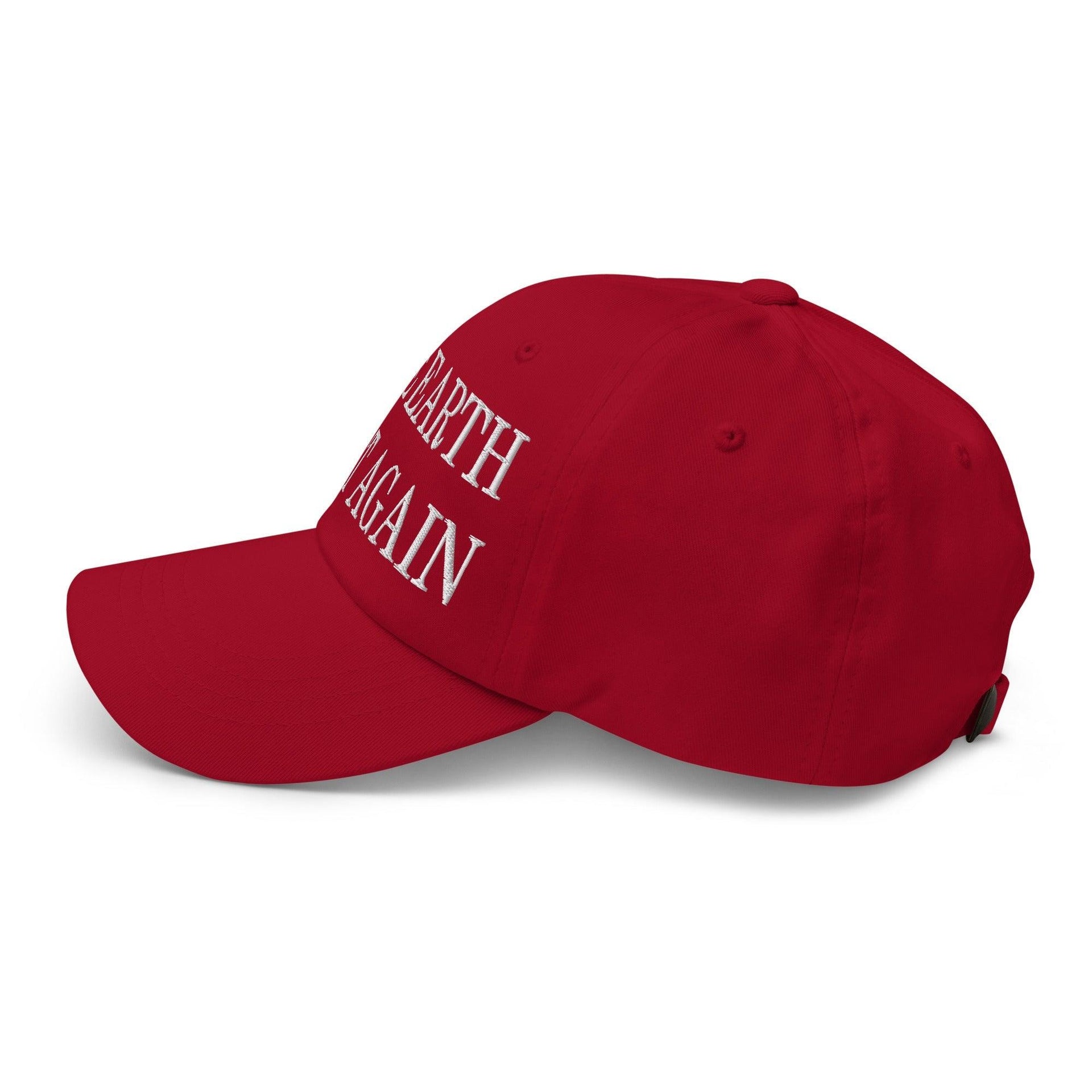 Make Earth Great Again Embroidered Dad Hat Capital Crowns Dad Hats LADs Make Again