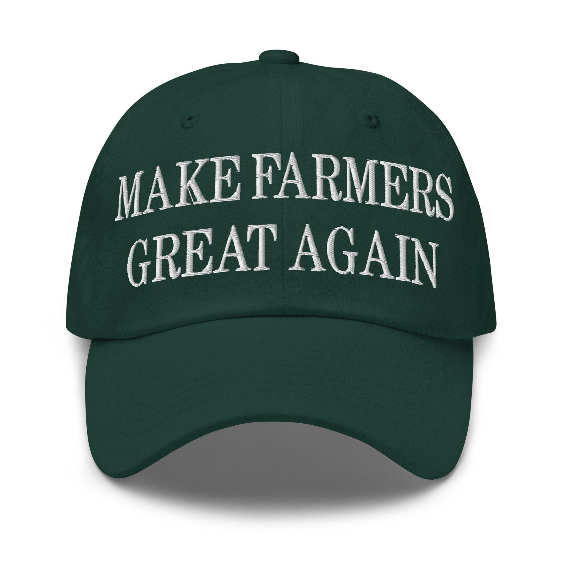 Make Farmers Great Again Embroidered Dad Hat Spruce Capital Crowns Dad Hats LADs Make Again