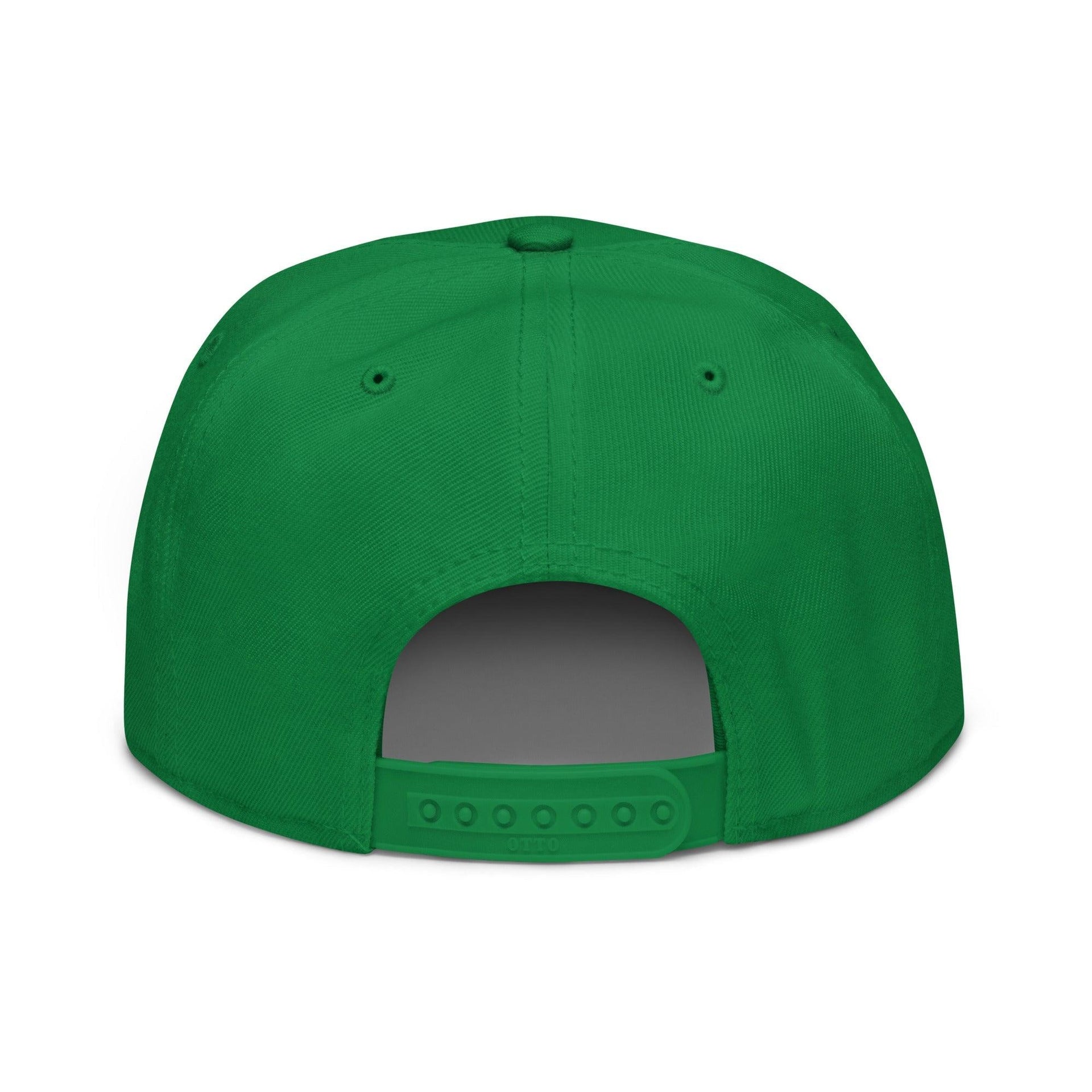 Make Farmers Great Again Green Yellow Embroidered Flat Bill Brim Snapback Hat Capital Crowns Make Again