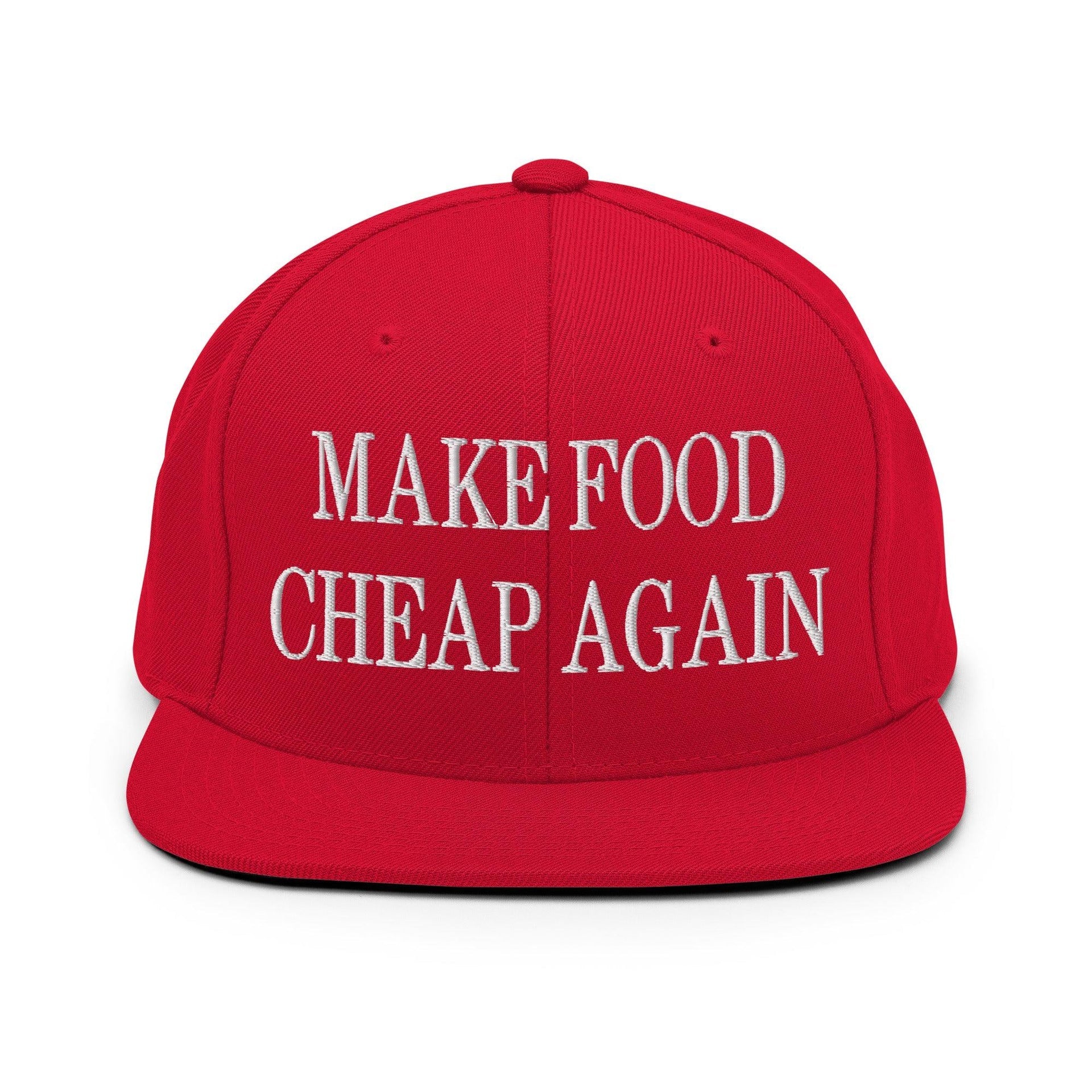 Make food it again hat: custom apparel now! Canada out. Mfaih1 Red Capital Crowns Make Again Snapback Hats