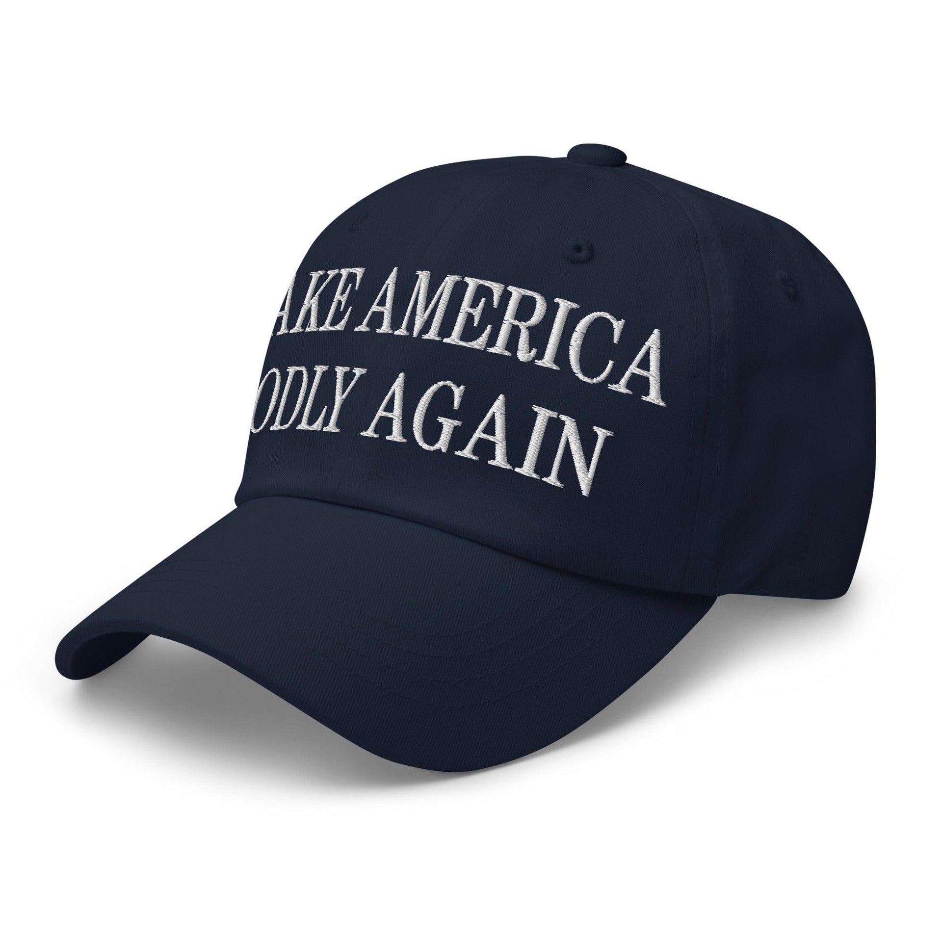 Make Us Godly Again Embroidered Dad Hat Capital Crowns Dad Hats Make Again