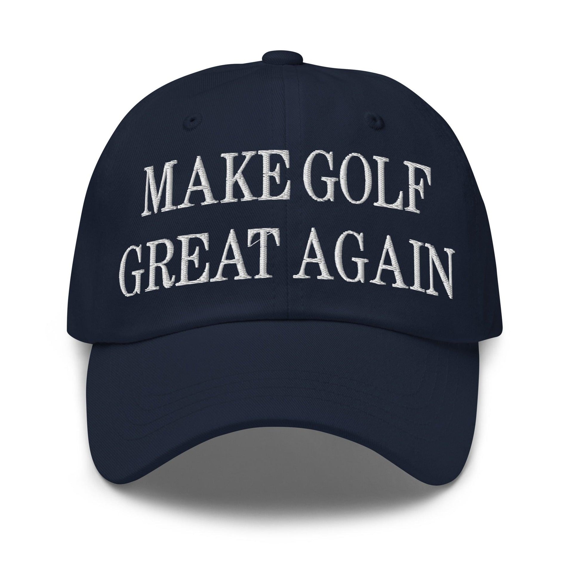 Make Golf Great Again Embroidered Dad Hat Navy Capital Crowns Dad Hats LADs Make Again
