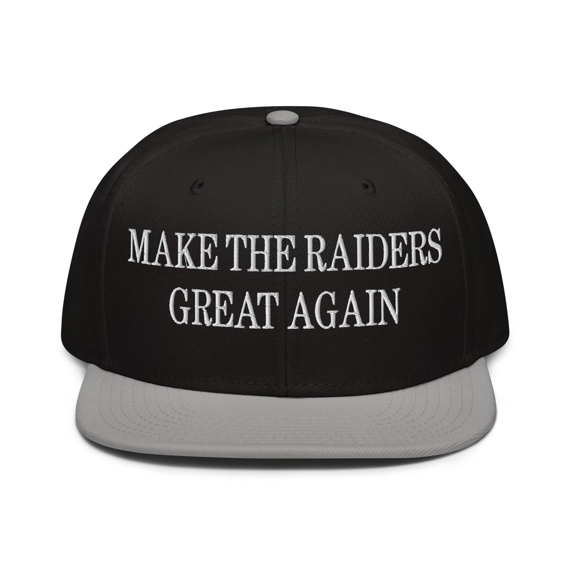 Make Them Great Again Embroidered Flat Brim Bill Snapback Hat Gray Black Black Capital Crowns Football Make Again Snapback Hats