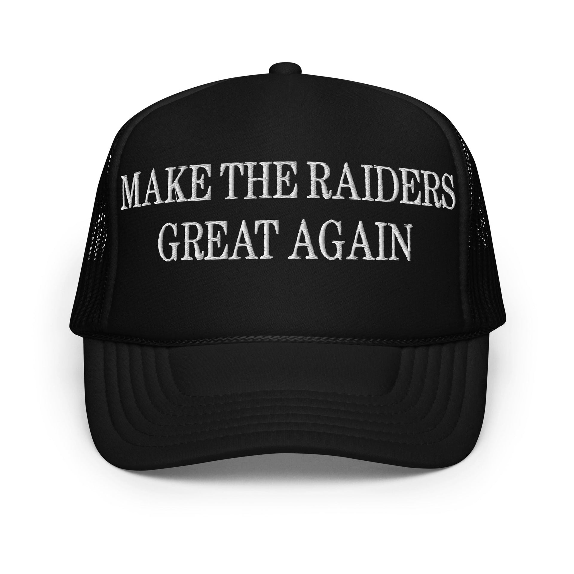 Make Them Great Again Embroidered Foam Trucker Hat Black Capital Crowns Make Again Sports Trucker Hats