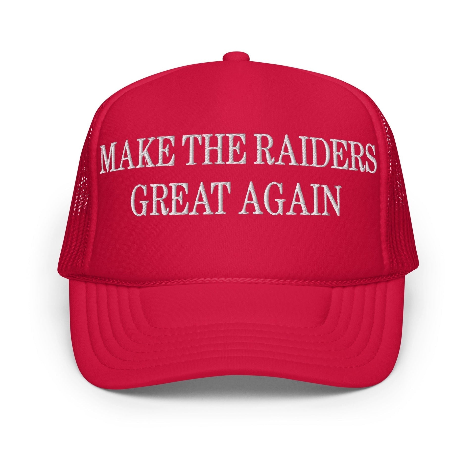Make Them Great Again Embroidered Foam Trucker Hat Red Capital Crowns Make Again Sports Trucker Hats