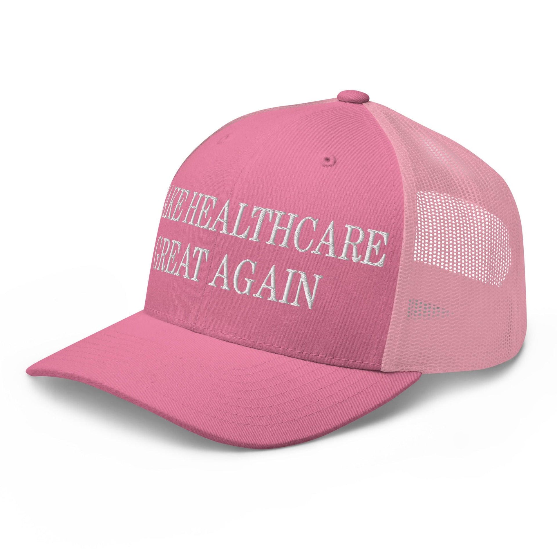 Make Healthcare Great Again Embroidered Mesh Trucker Hat Capital Crowns Make Again Trucker Hats