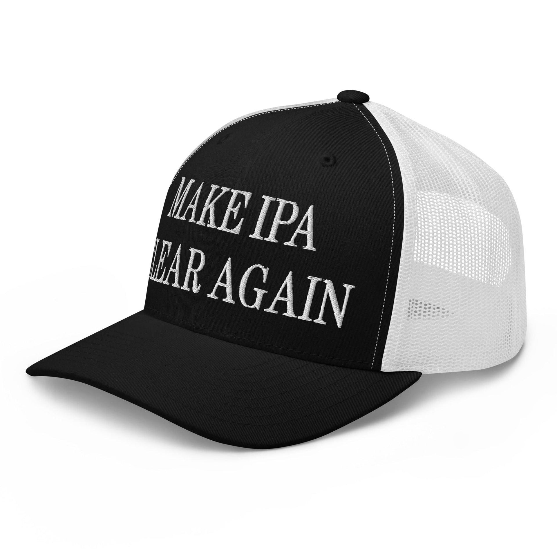 Make IPA Clear Again Embroidered Mesh Trucker Hat Capital Crowns Make Again Trucker Hats