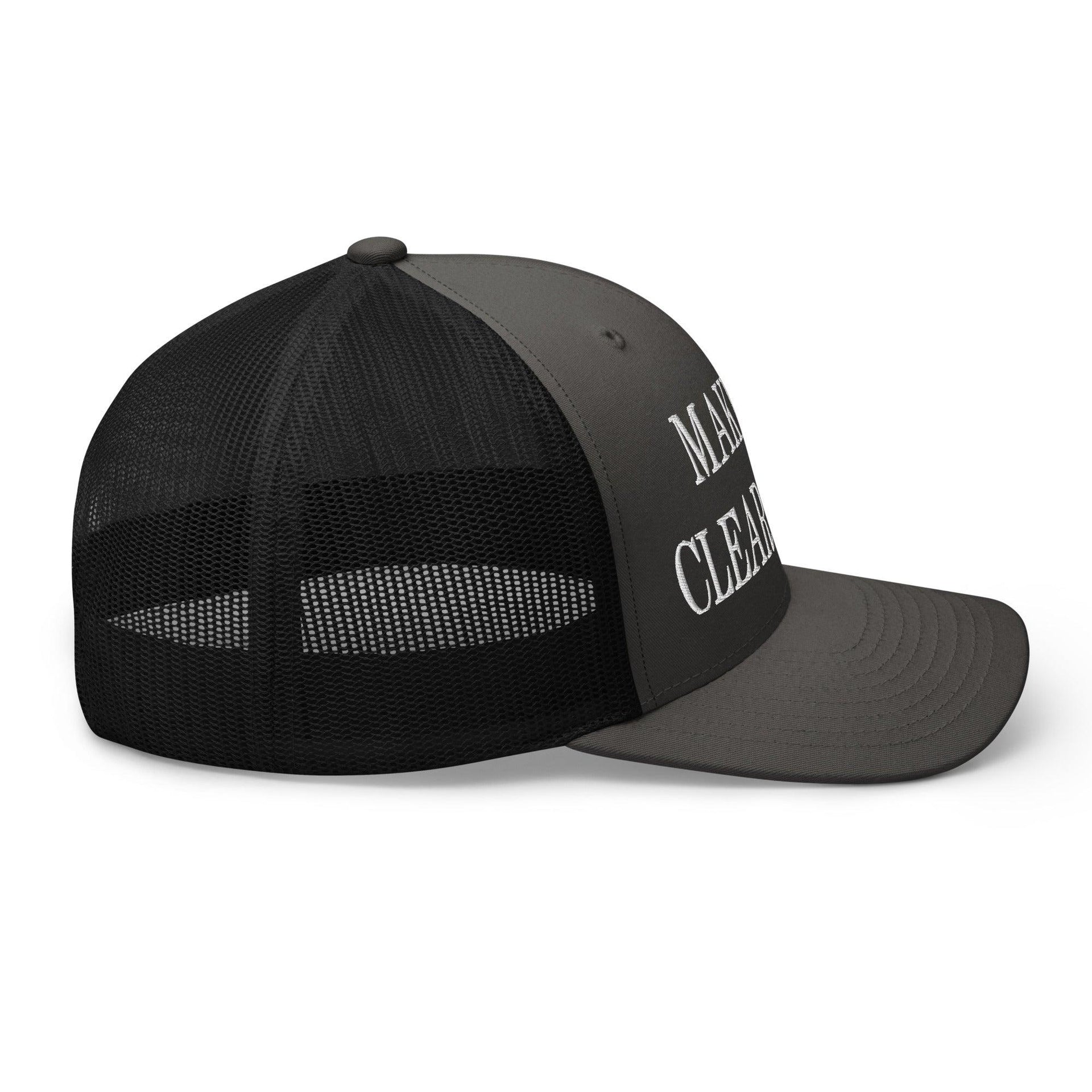 Make IPA Clear Again Embroidered Mesh Trucker Hat Capital Crowns Make Again Trucker Hats
