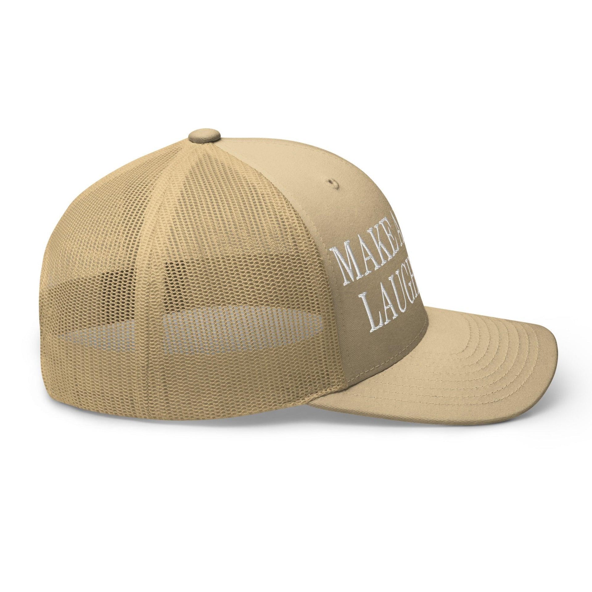 Make Us Laugh Again Mesh Trucker Hat Capital Crowns LADs Liberal Make Again Trucker Hats