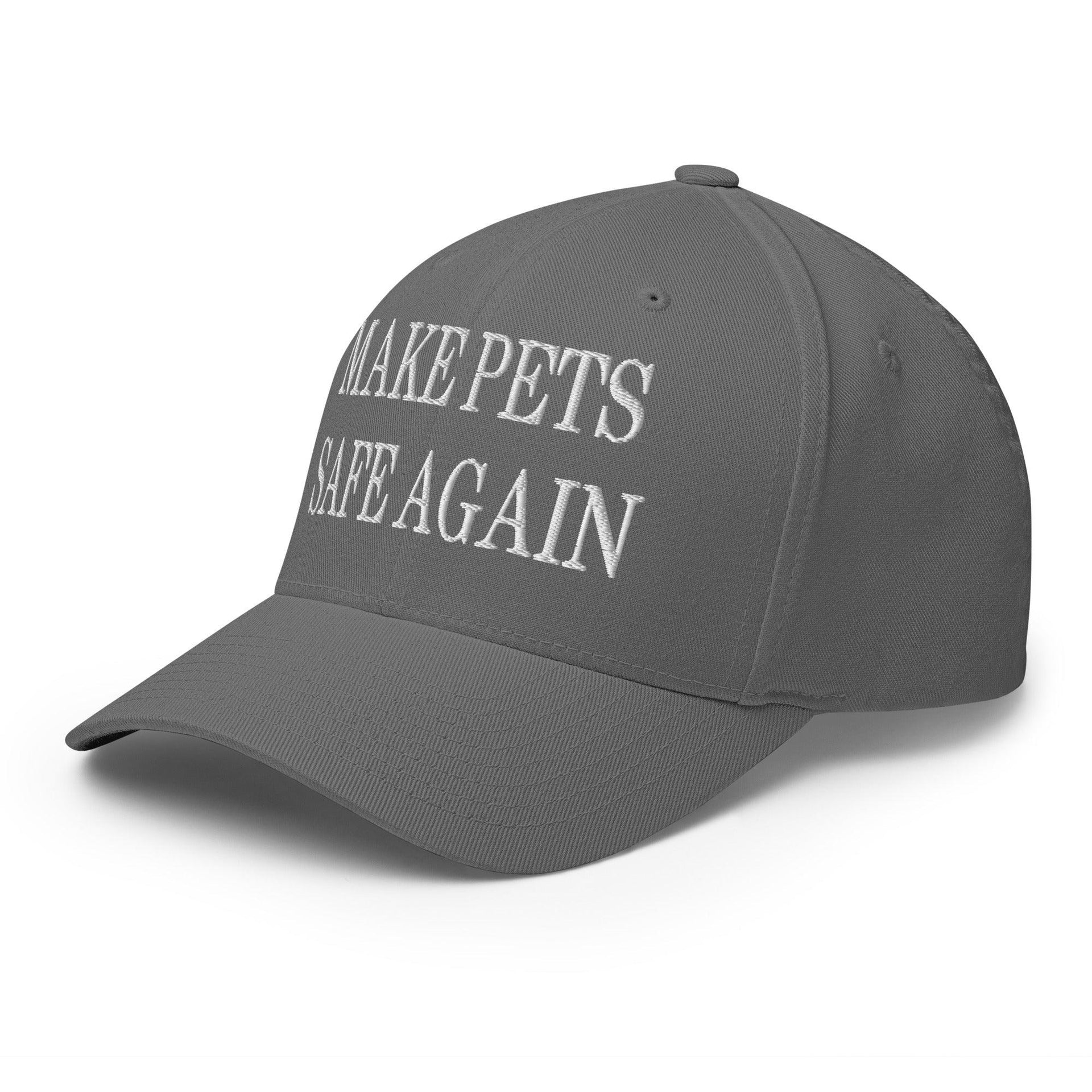 Make Pets Safe Again Embroidered Stretch Fit Baseball Hat Capital Crowns Make Again Stretch Fit