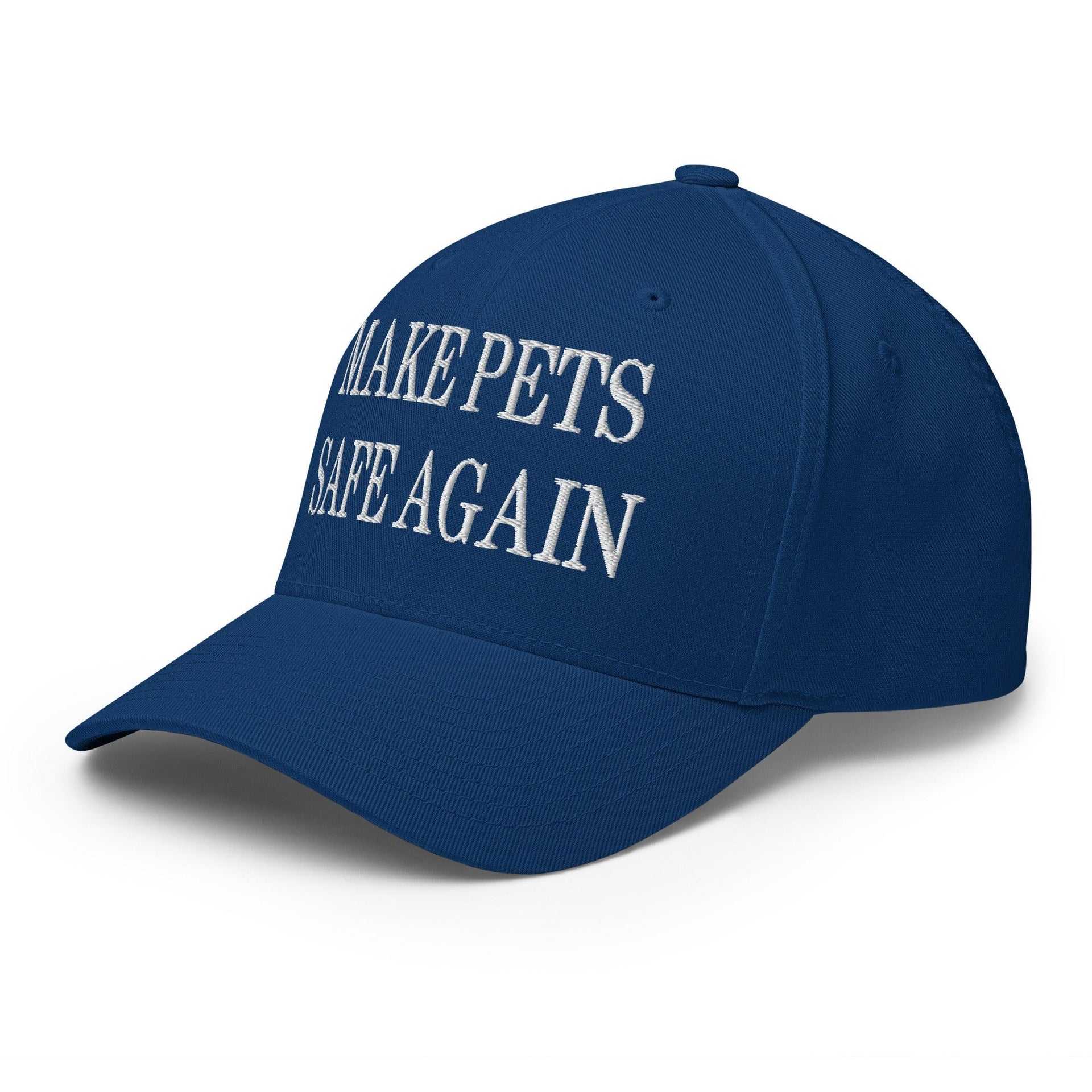 Make Pets Safe Again Embroidered Stretch Fit Baseball Hat Capital Crowns Make Again Stretch Fit