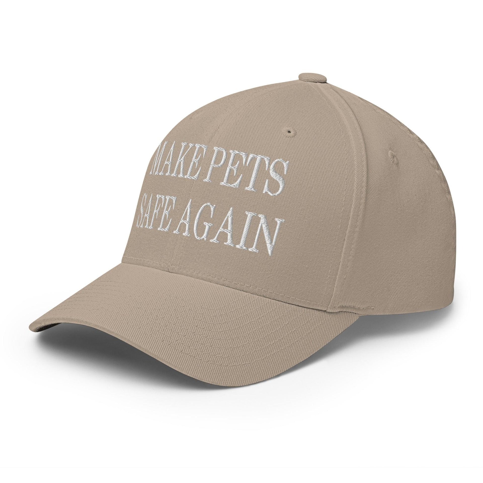 Make Pets Safe Again Embroidered Stretch Fit Baseball Hat Capital Crowns Make Again Stretch Fit
