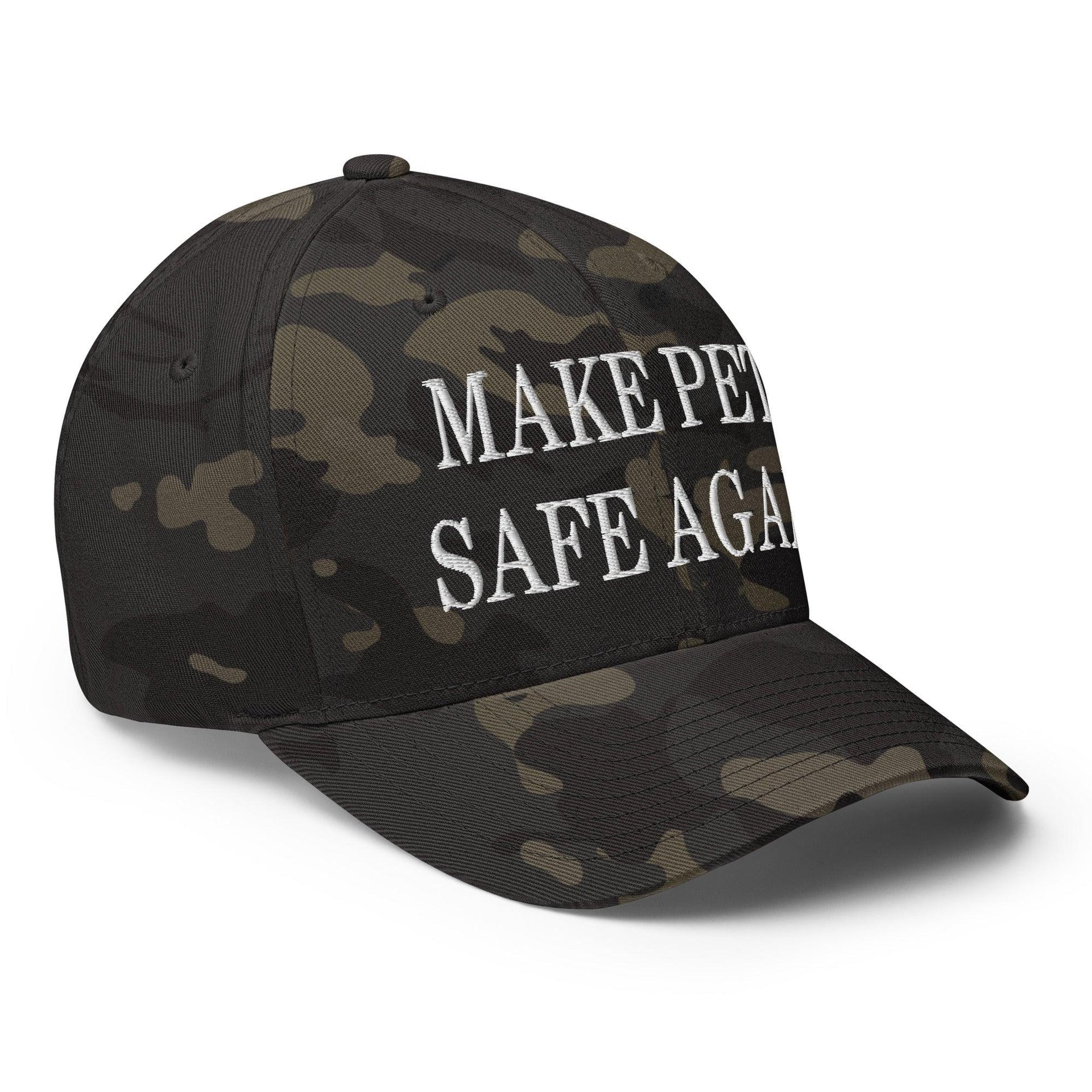 Make Pets Safe Again Embroidered Stretch Fit Baseball Hat Capital Crowns Make Again Stretch Fit