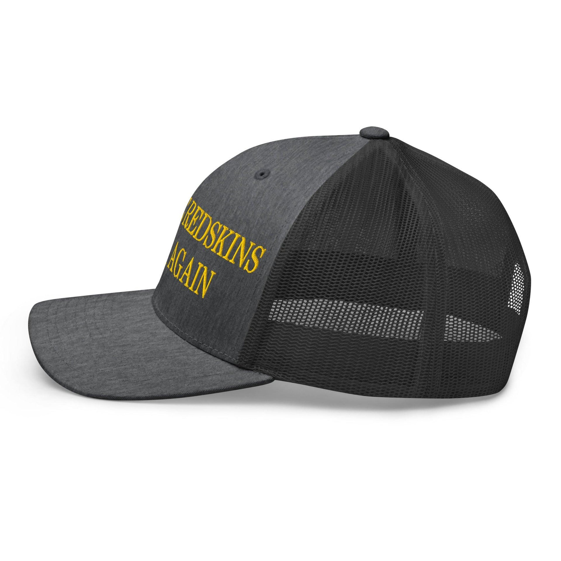 Make The Redskins a Team Again Embroidered Mesh Trucker Hat Capital Crowns LADs Make Again Trucker Hats
