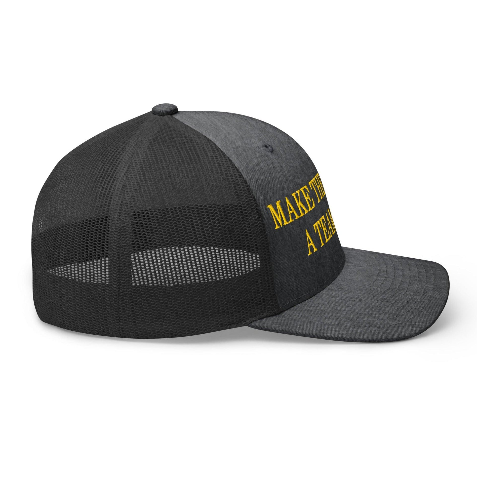 Make The Redskins a Team Again Embroidered Mesh Trucker Hat Capital Crowns LADs Make Again Trucker Hats