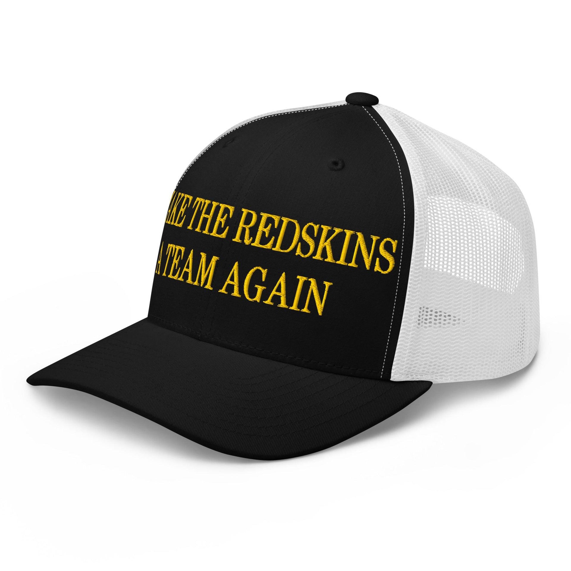 Make The Redskins a Team Again Embroidered Mesh Trucker Hat Capital Crowns LADs Make Again Trucker Hats
