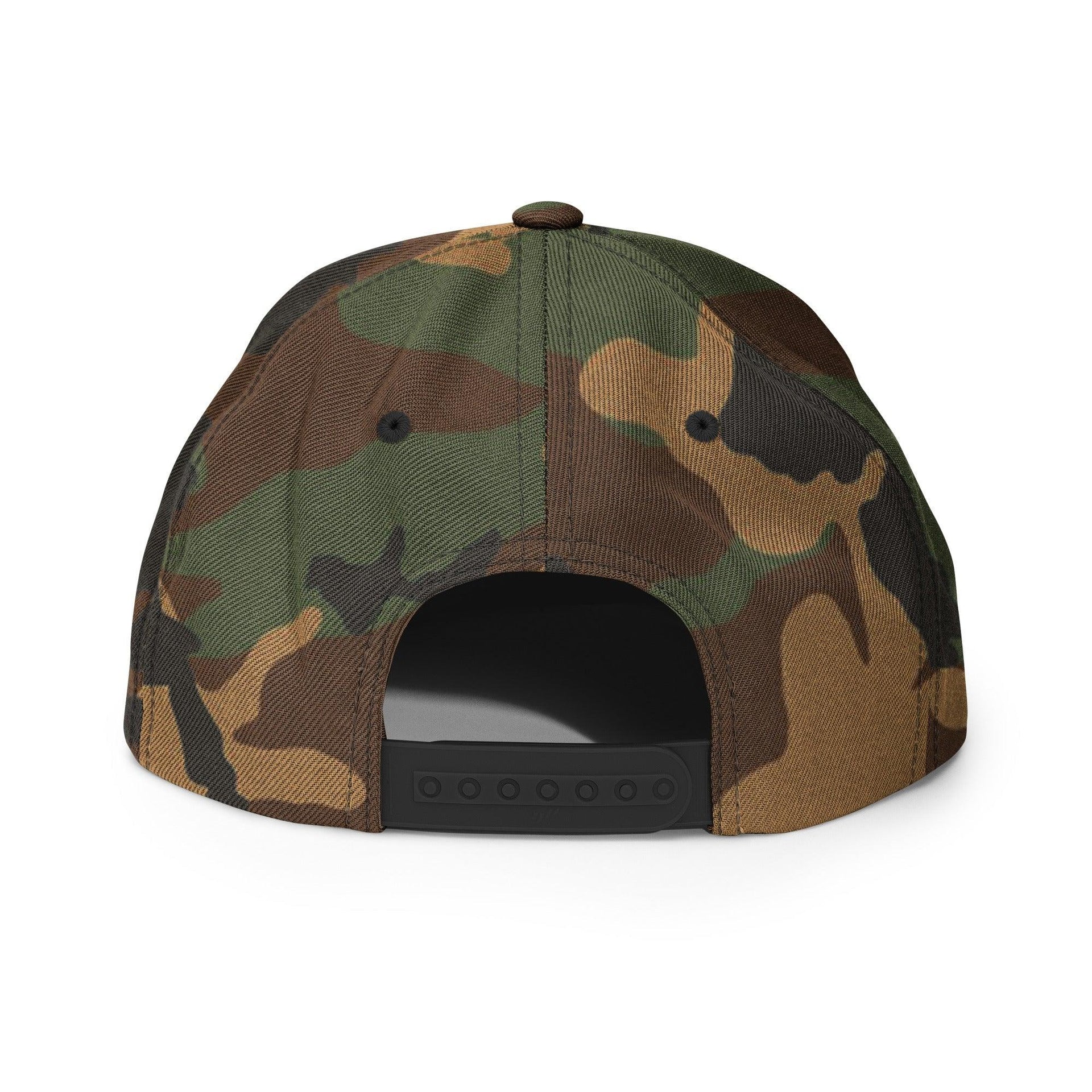 Make Snowflakes Cry Again Embroidered Flat Bill Brim Snapback Hat Capital Crowns Make Again