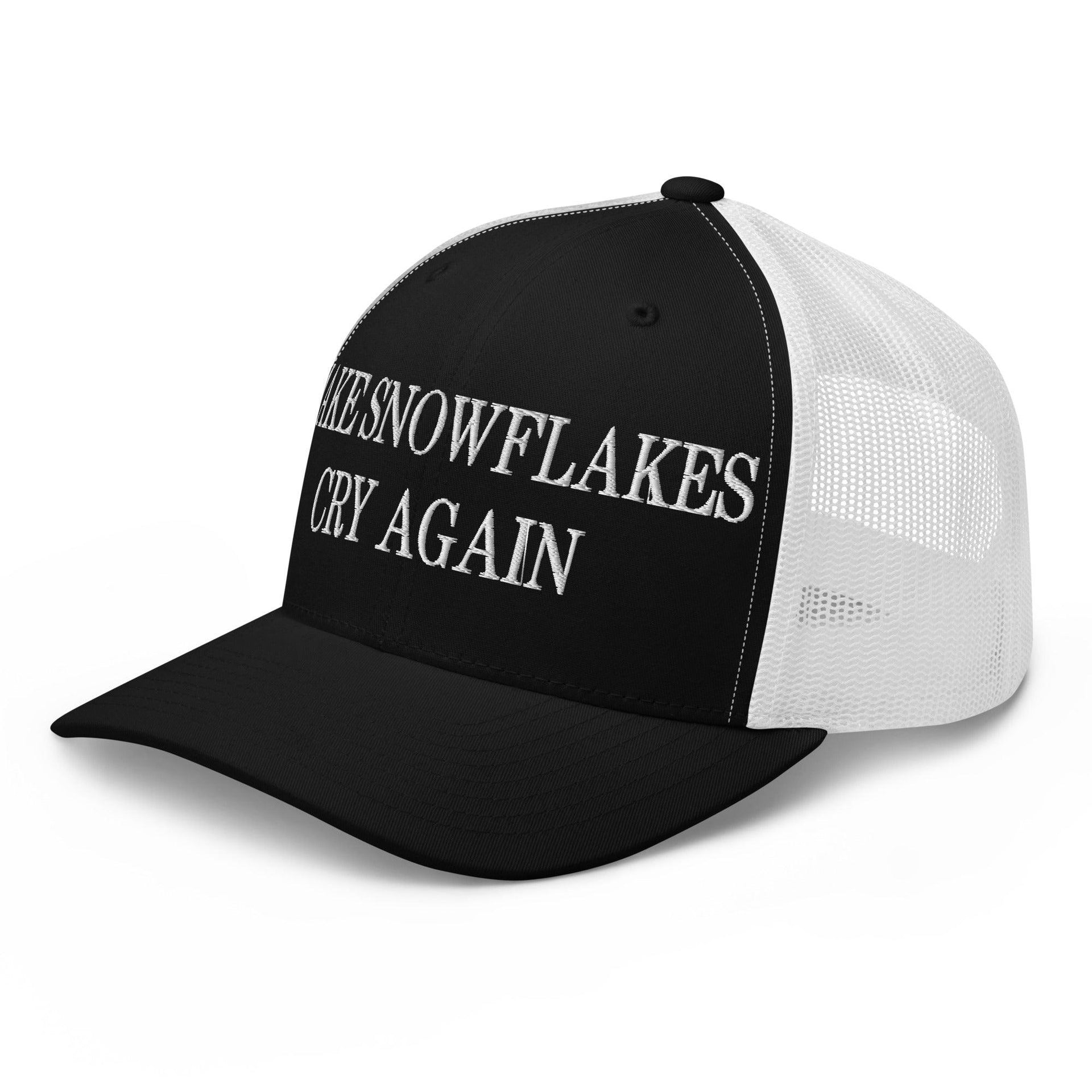 Make Snowflakes Cry Again Embroidered Mesh Trucker Hat Capital Crowns Make Again Trucker Hats