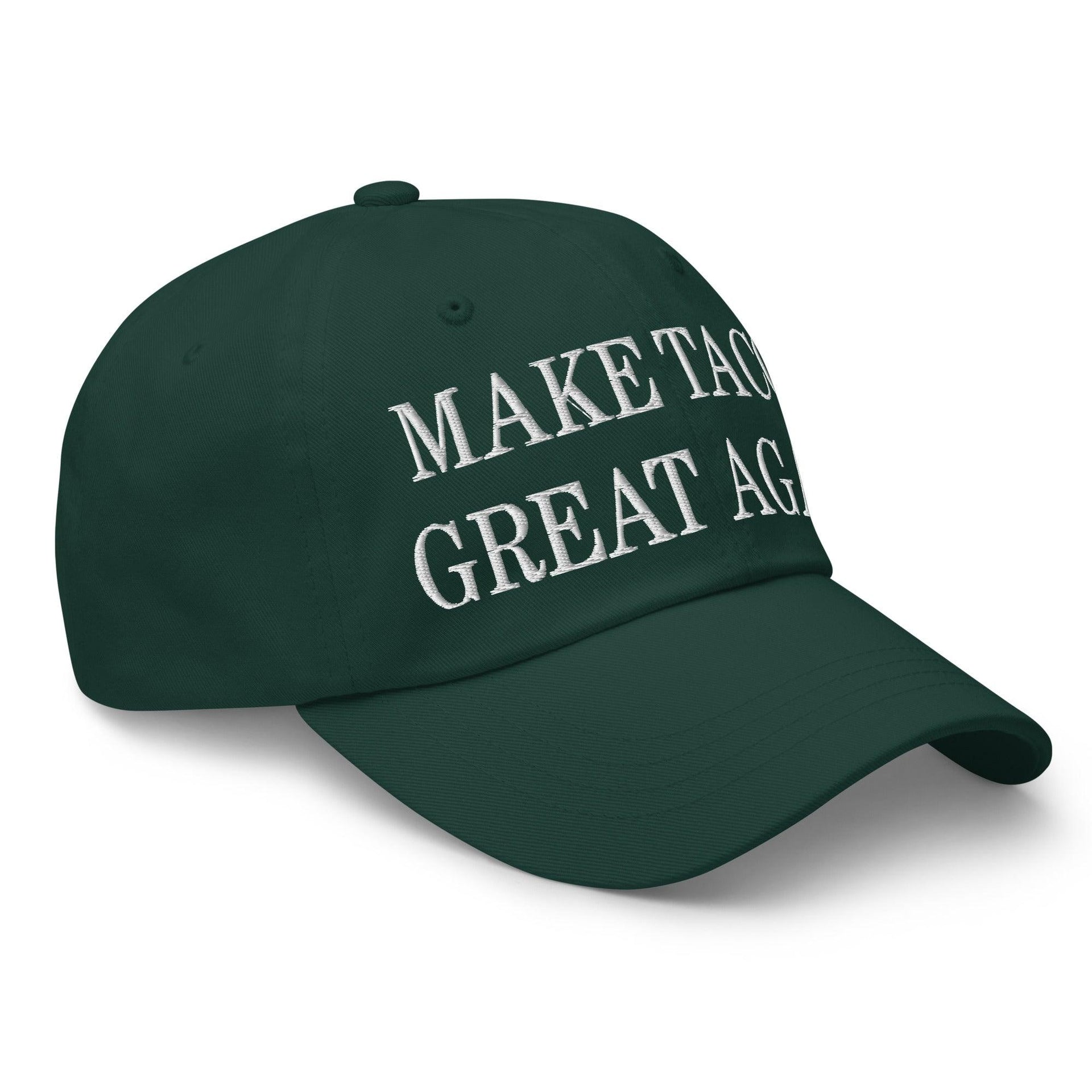 Make Tacos Great Again Embroidered Dad Hat Capital Crowns Dad Hats Make Again