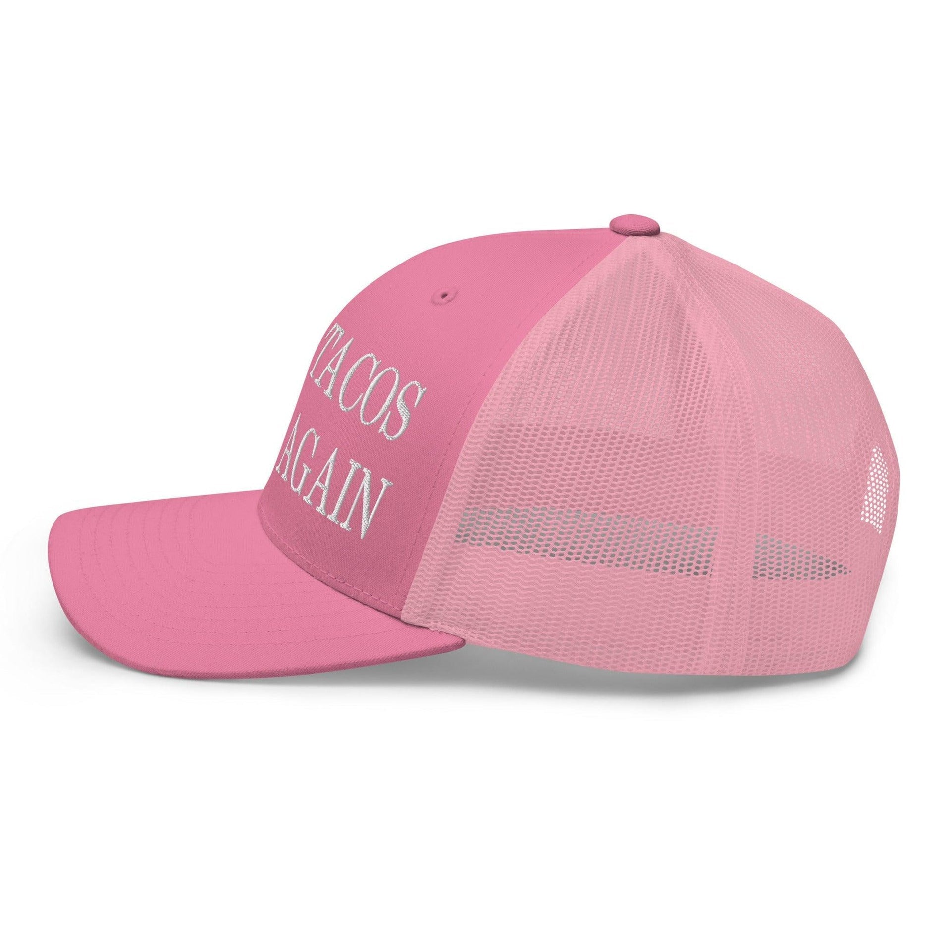 Make Tacos Great Again Embroidered Mesh Trucker Hat Capital Crowns Make Again Trucker Hats