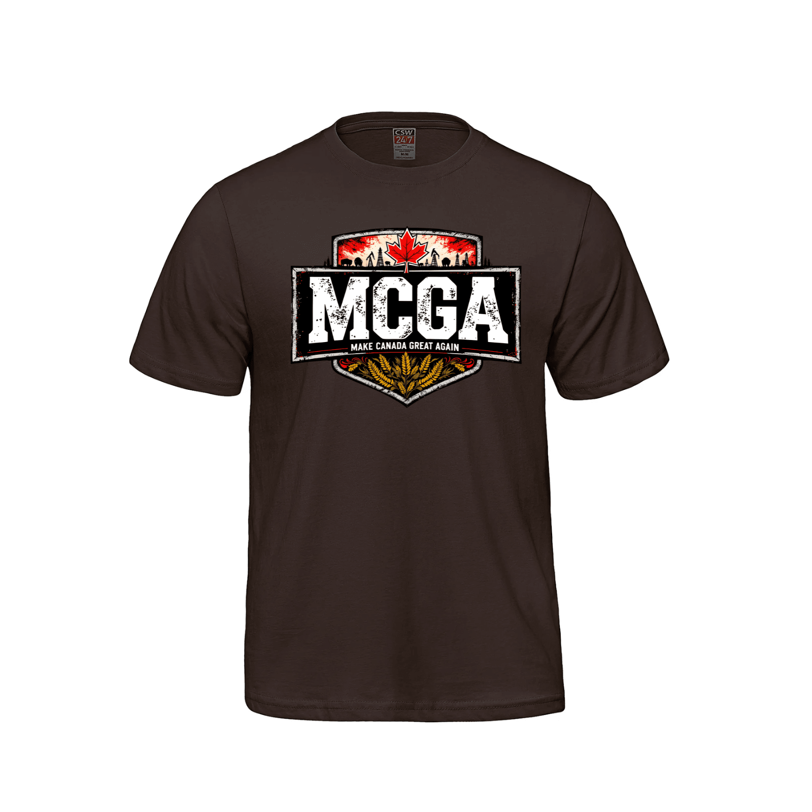MCGA Shield Style Tee – Strength in Unity - 06 Canada Make Canada Great Again MCGA T-Shirts - Premium