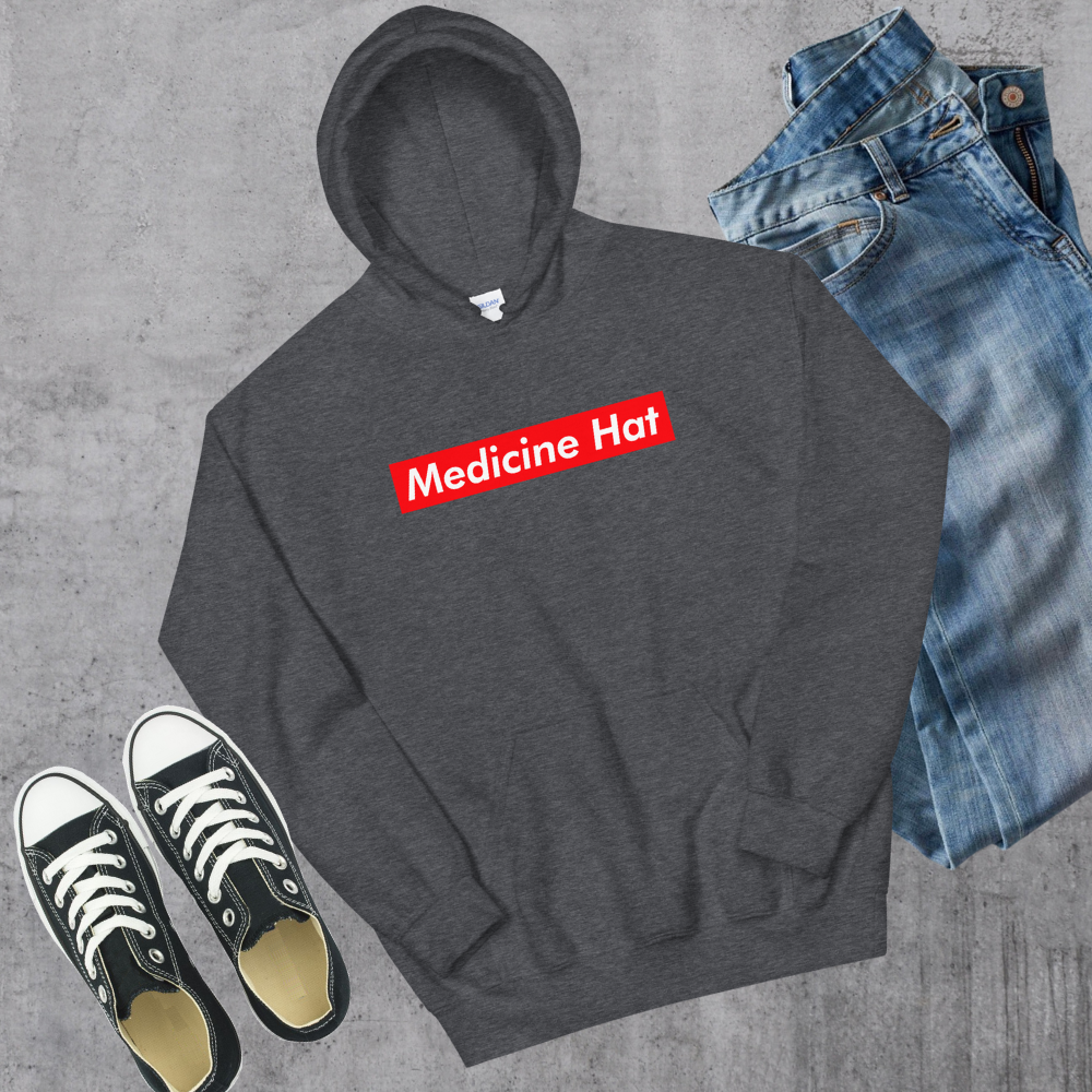 Medicine Hat Supreme'd Hoodie Alberta Canadian City Apparel
